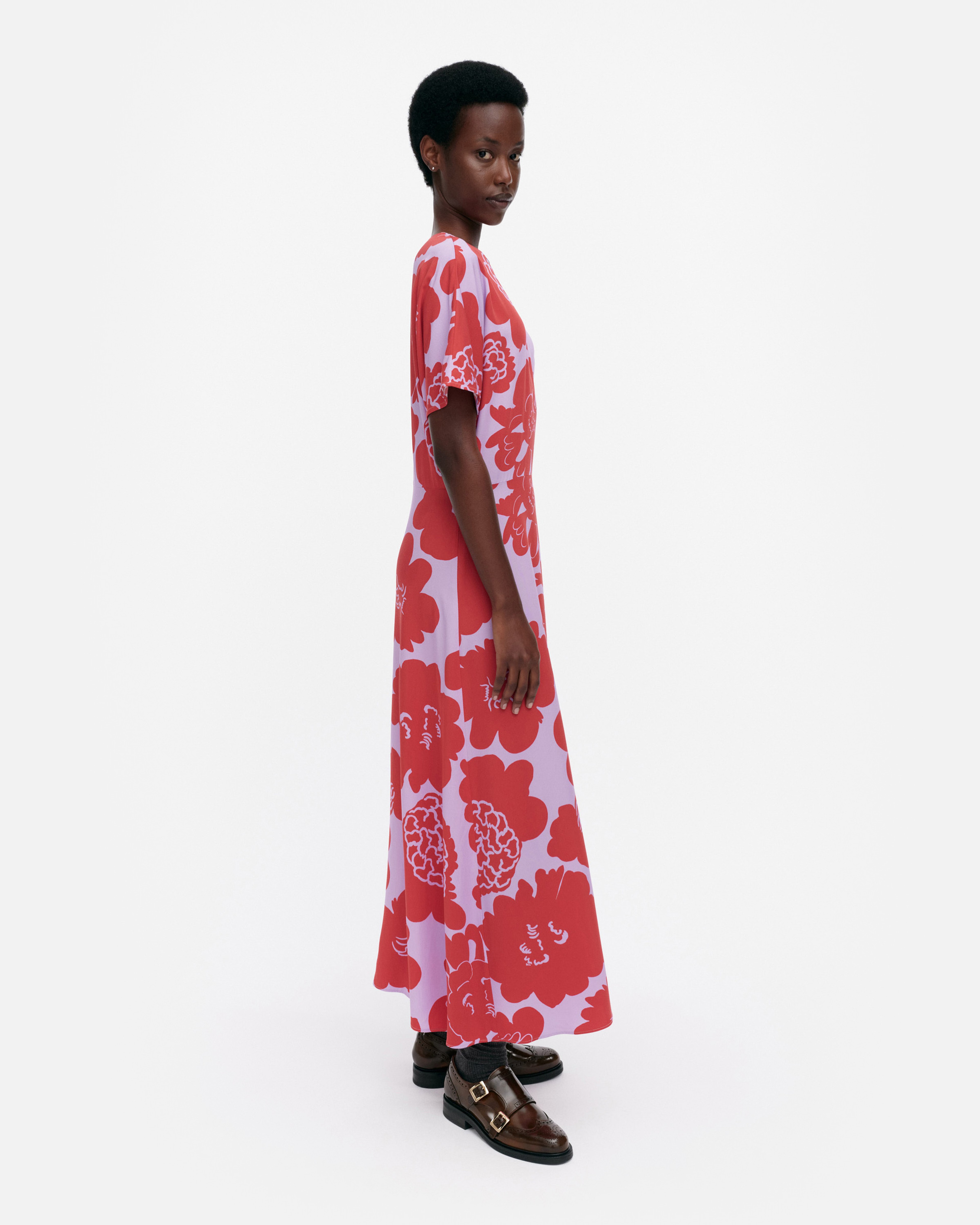 Heleä Pioni, Dress, lilac, red,