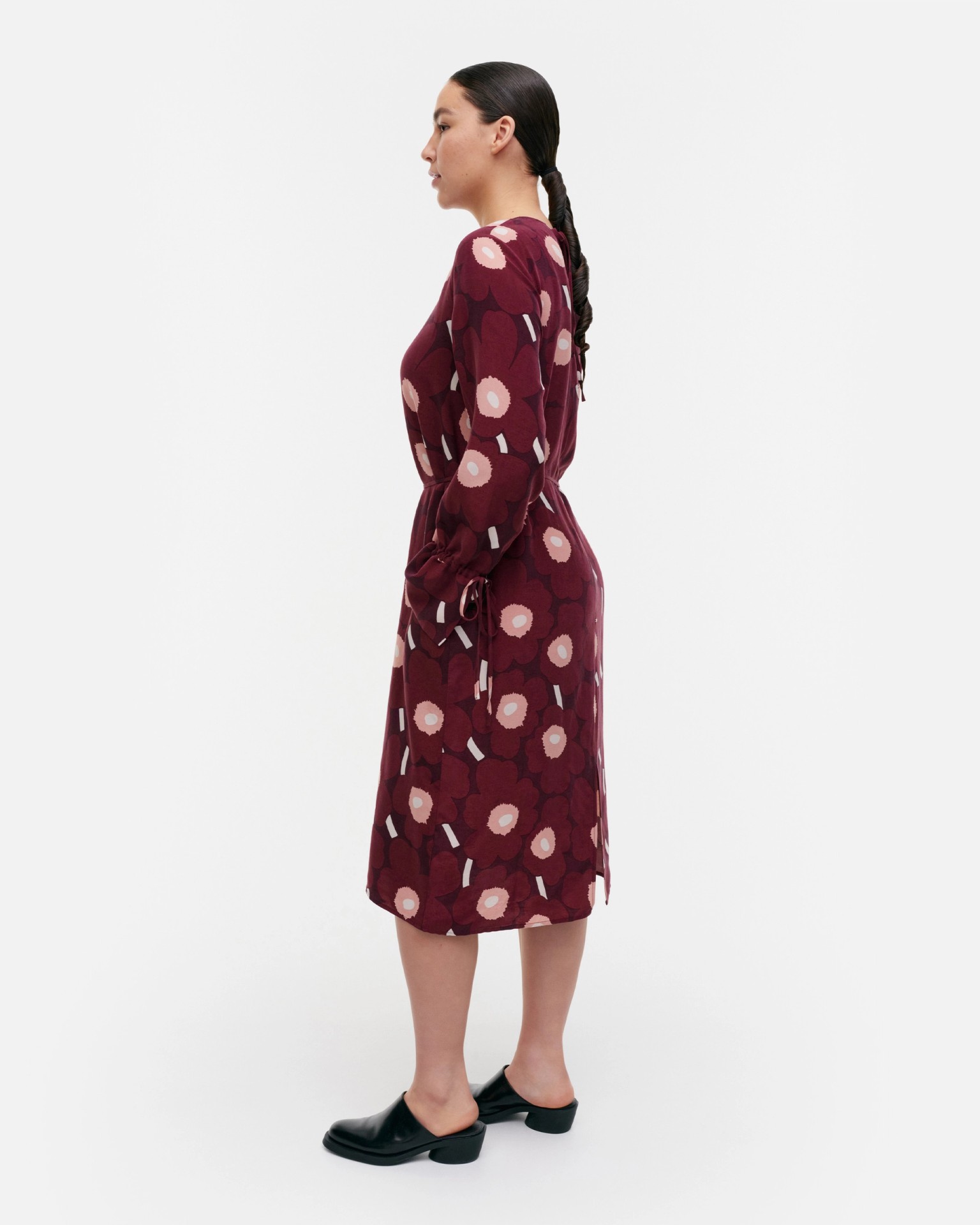 Lahjat Unikko, Dress, dark red, wine red, light pink,