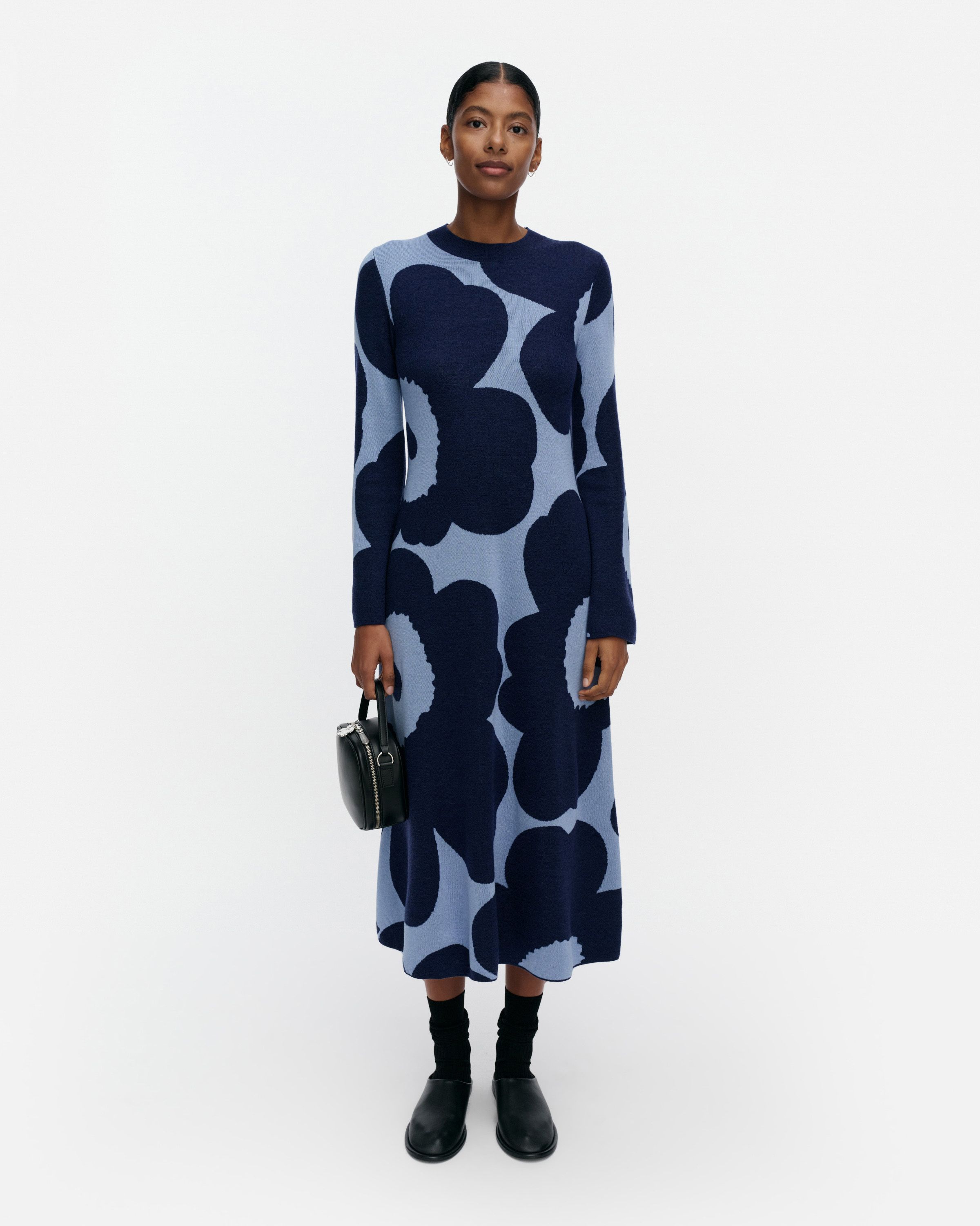 Myy Unikko skirt black,dark gray | Marimekko