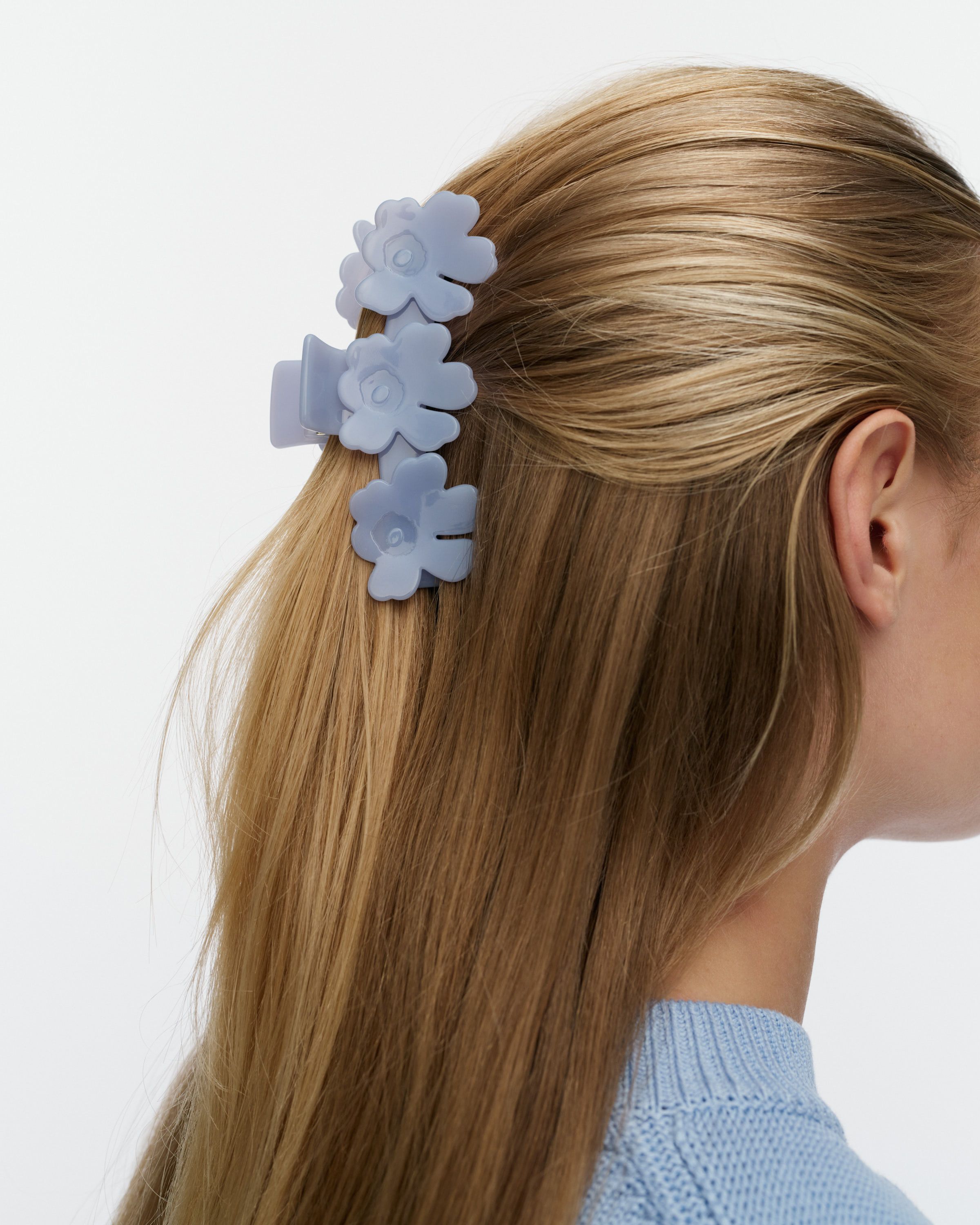 Mini Unikko hair clip ヘアクリップ Mini Unikko Hair Clip Hair clip light blue | Marimekko