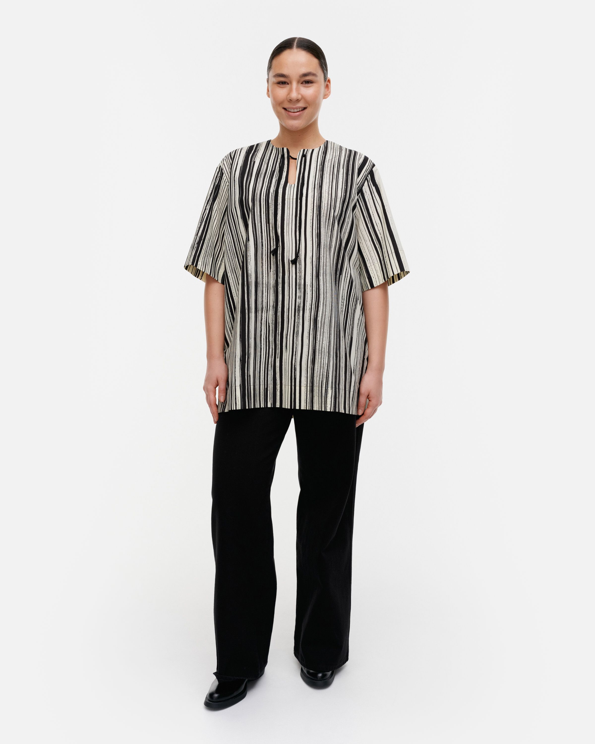 Jiiri Siluetti Cotton poplin blouse