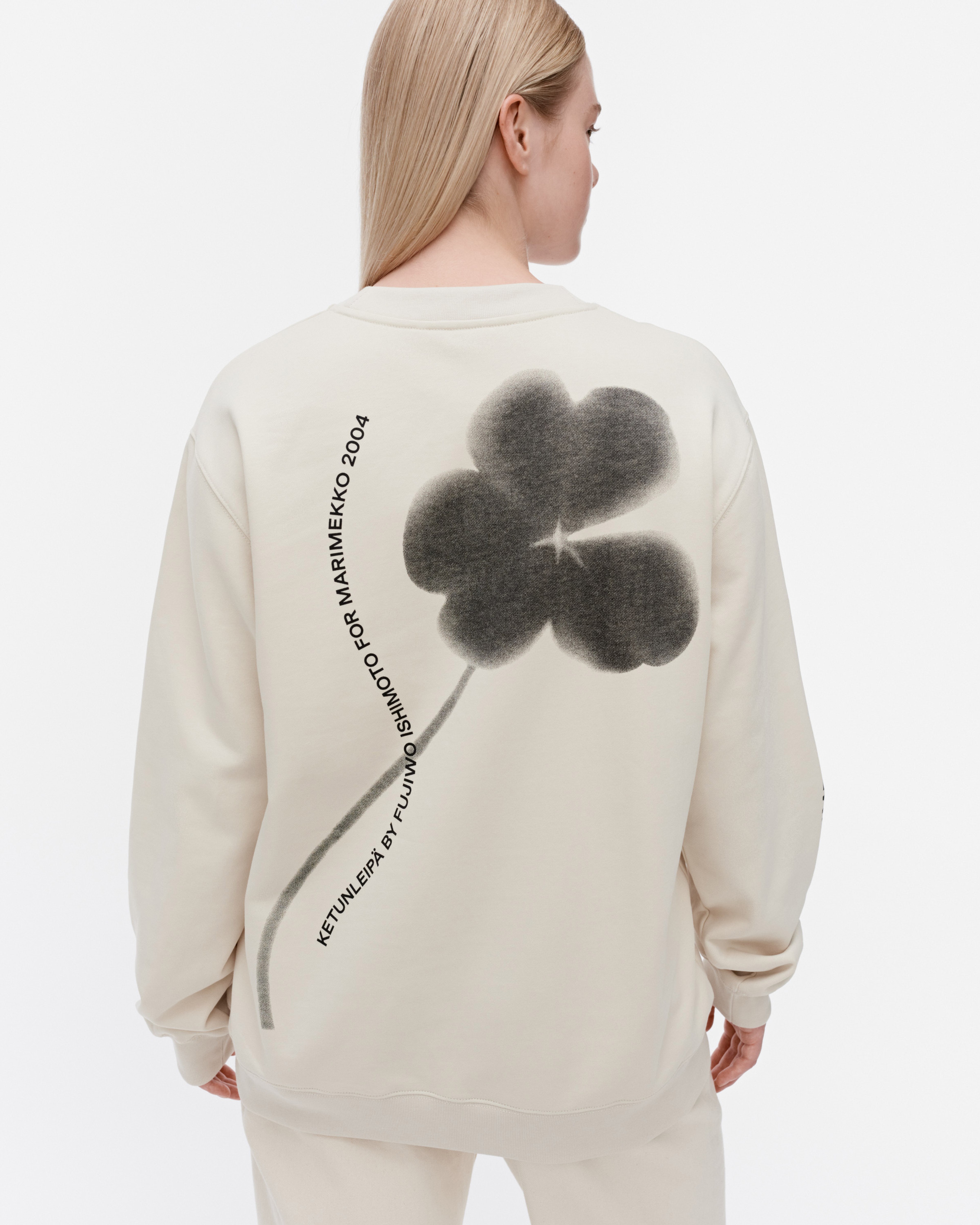 Loisto Ketunleipä Placement, Kioski sweatshirt, off white, black,