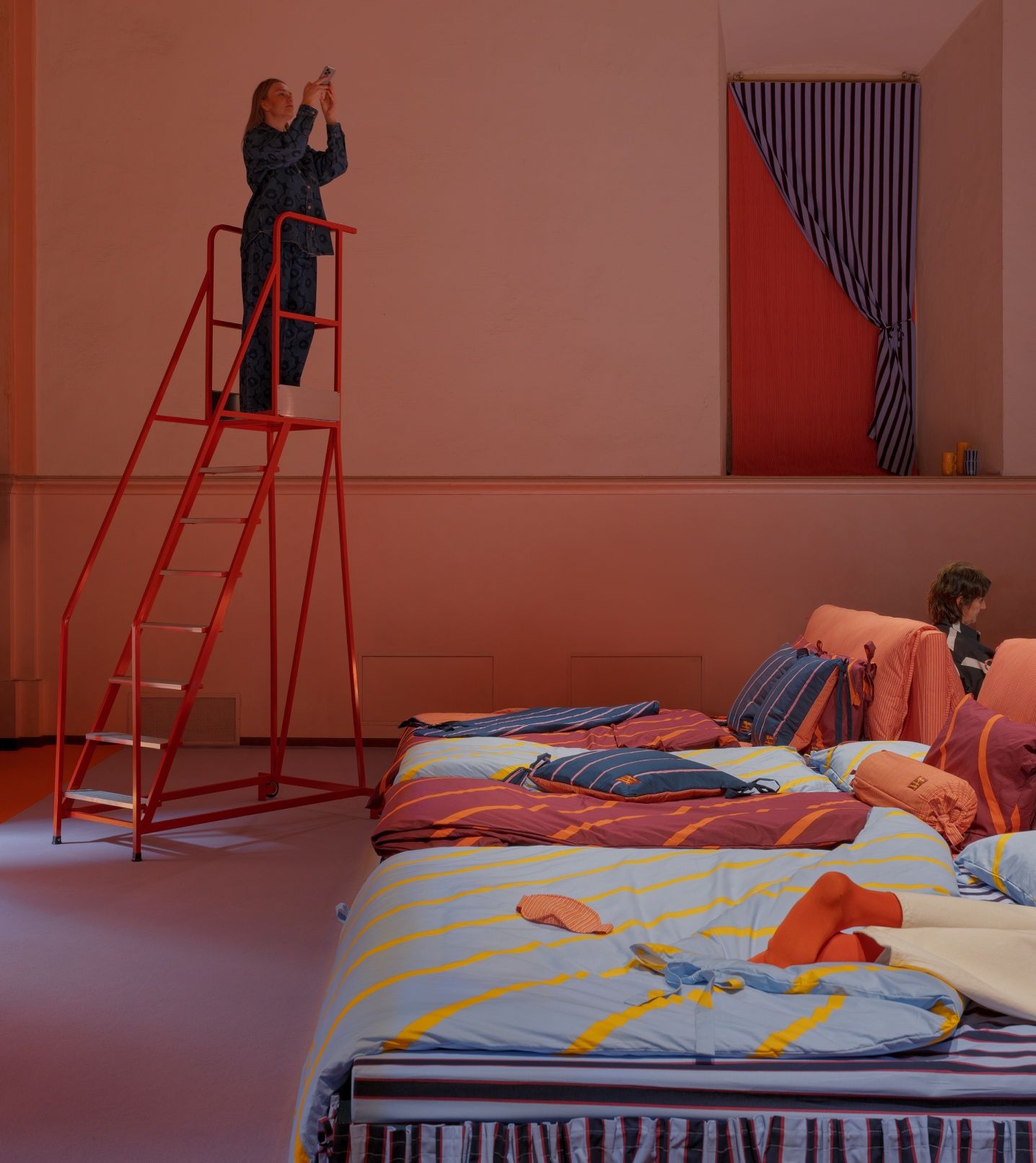 Photographing Milan design week installation