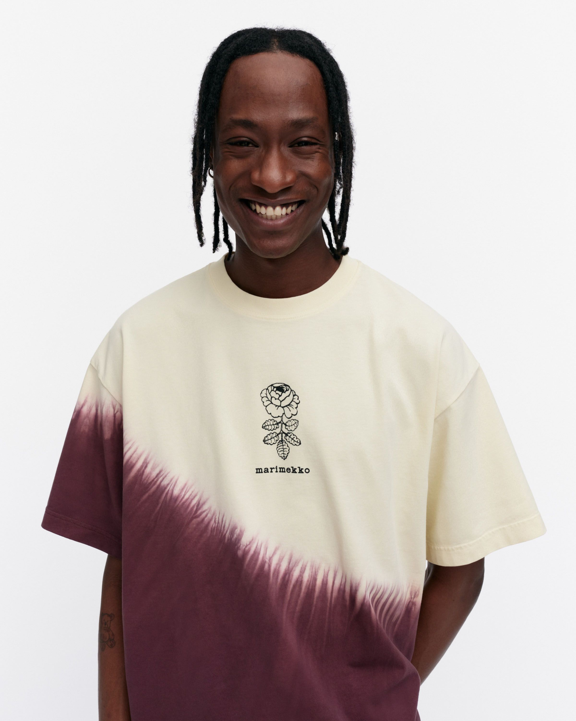 Nopeus Vihkiruusu Placement Kioski t-shirt | Marimekko