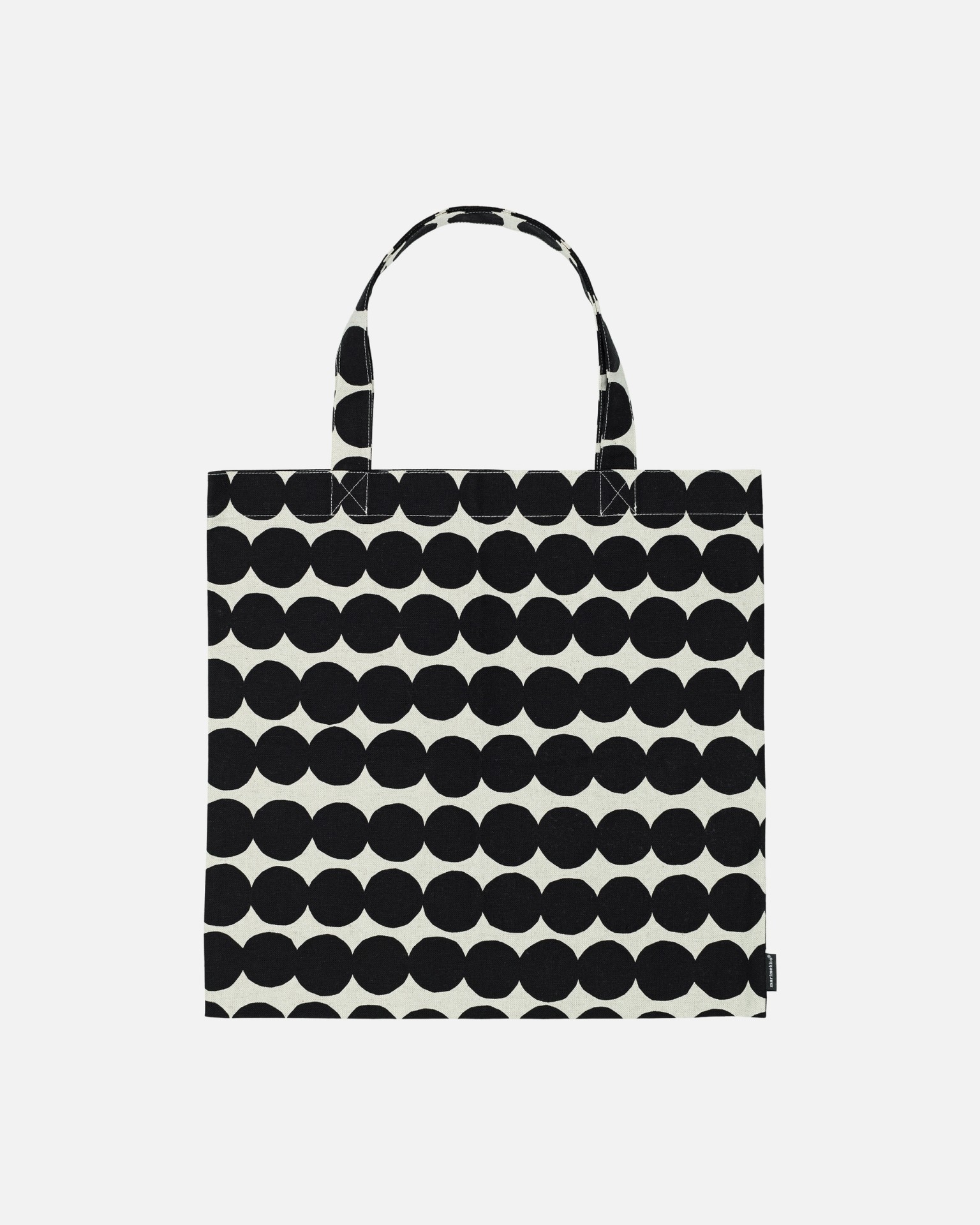 Räsymatto, Tote bag, cotton, black,