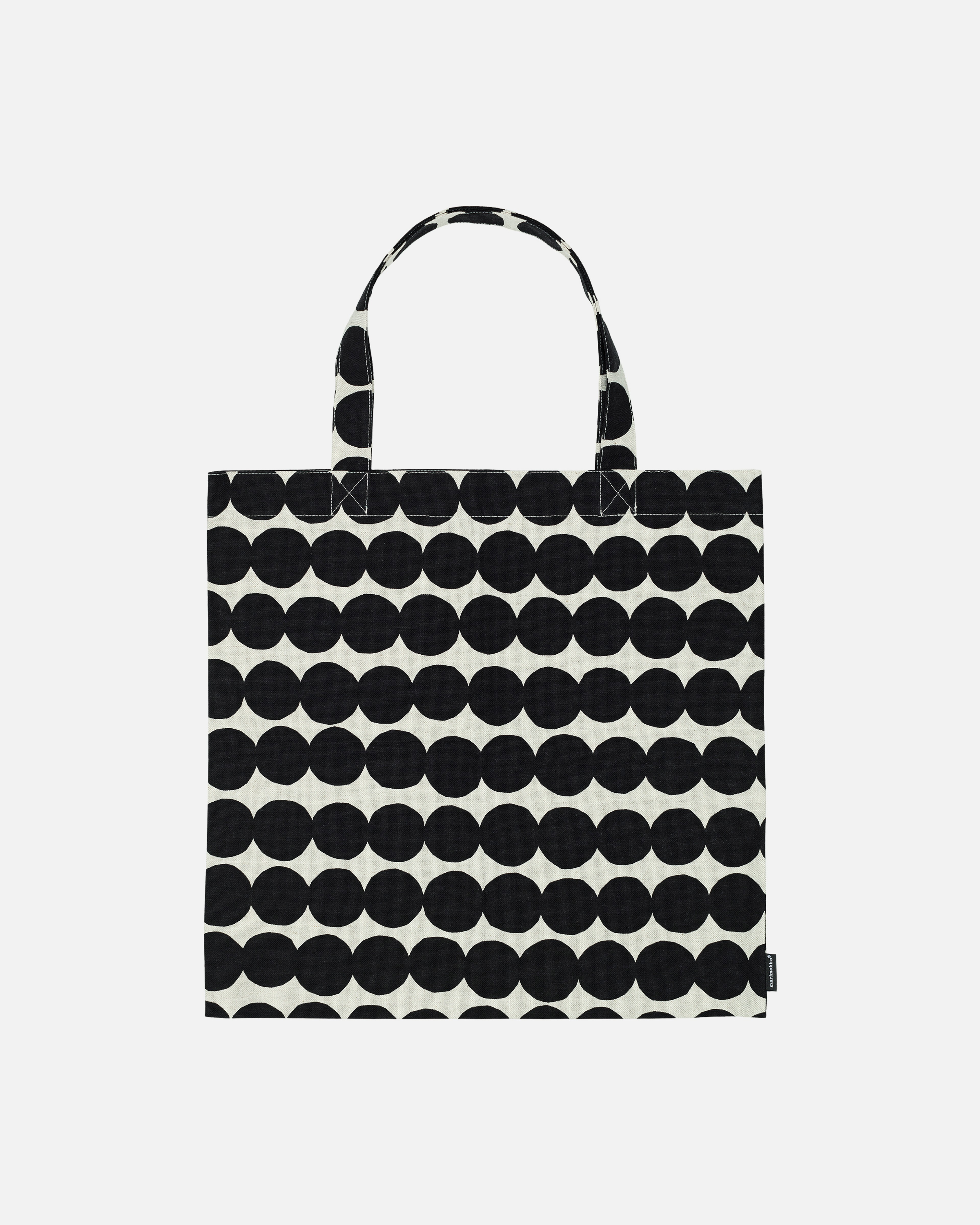 Räsymatto, Tote bag, cotton, black,