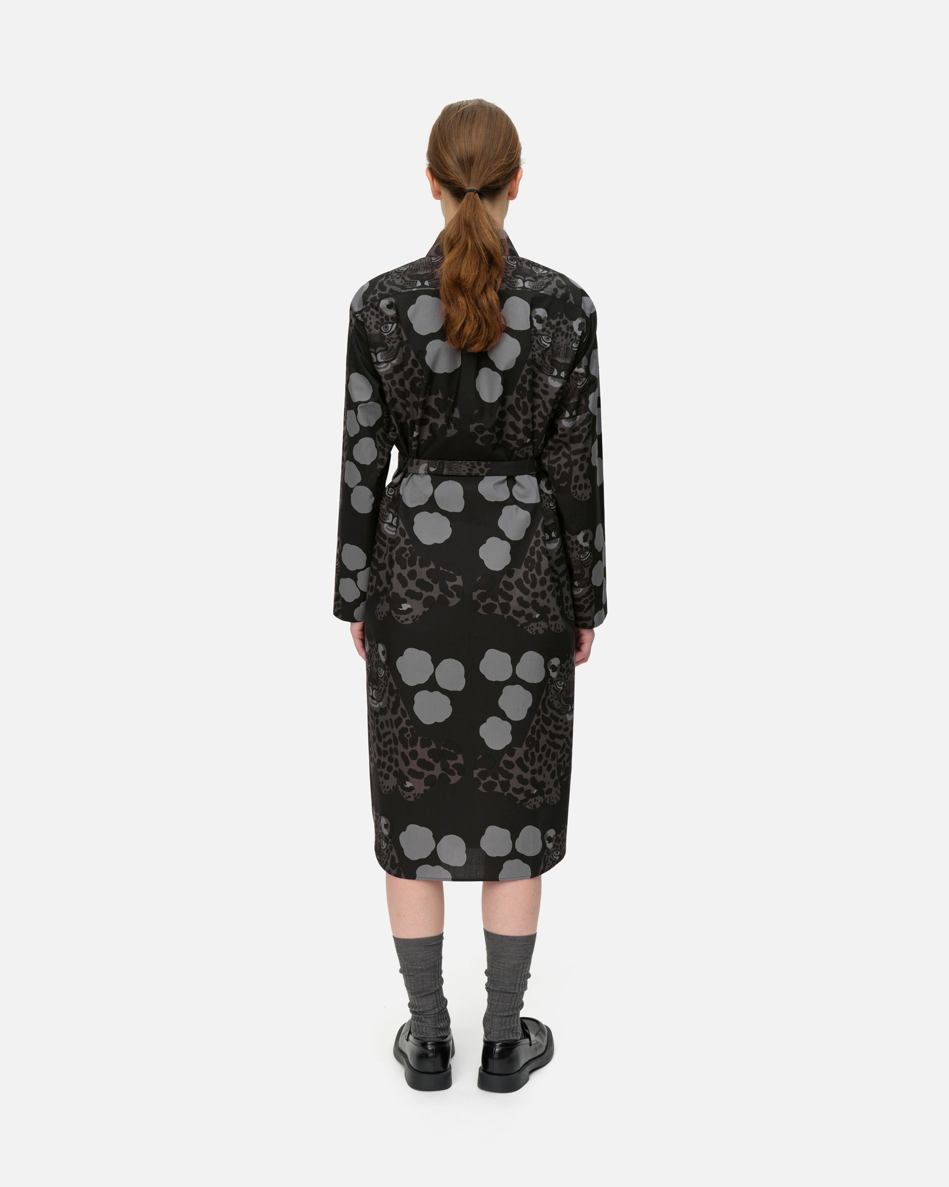 Viivain Kaksoset Puuvillapopliinimekko