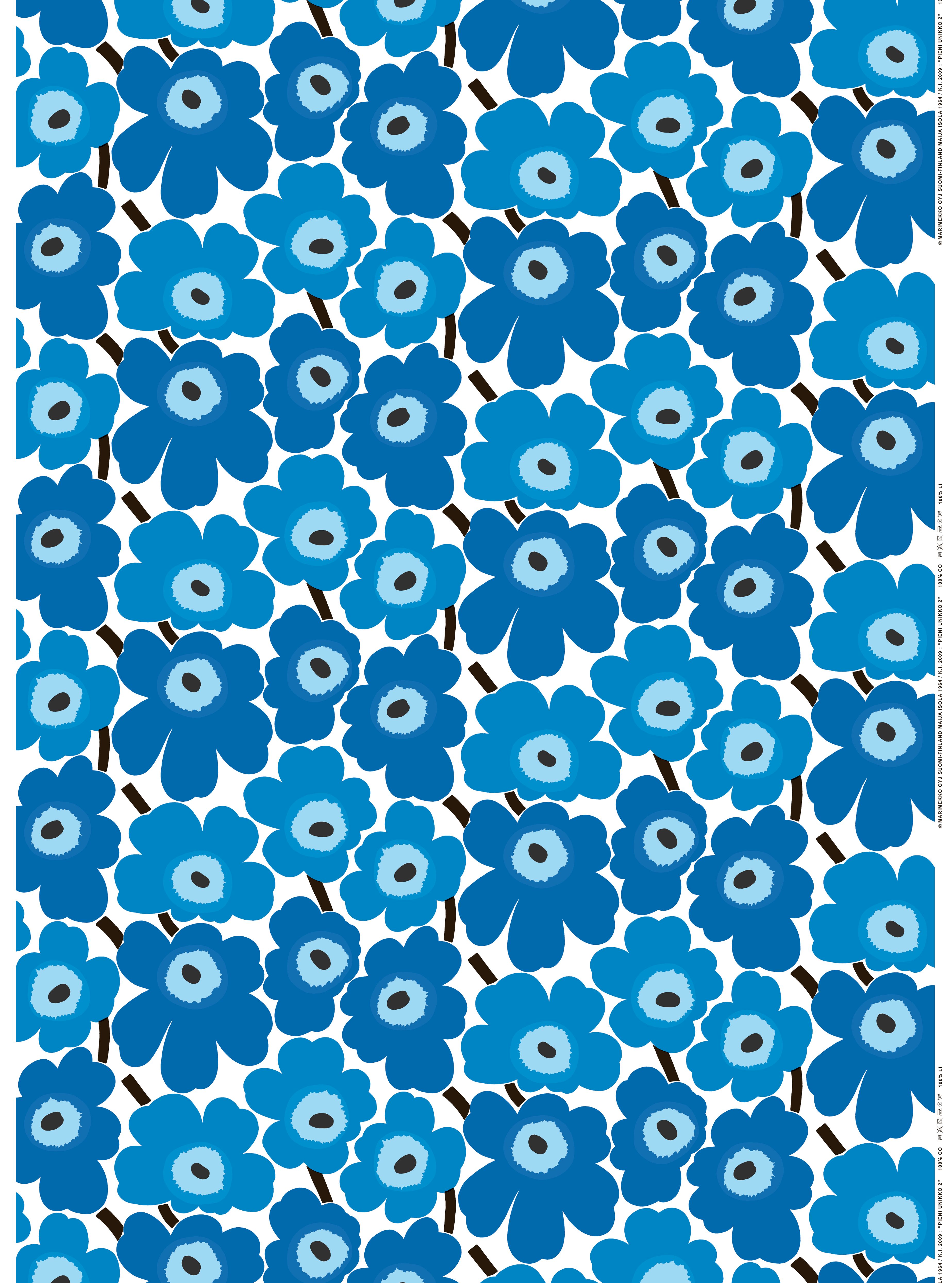 Pieni Unikko Cotton fabric