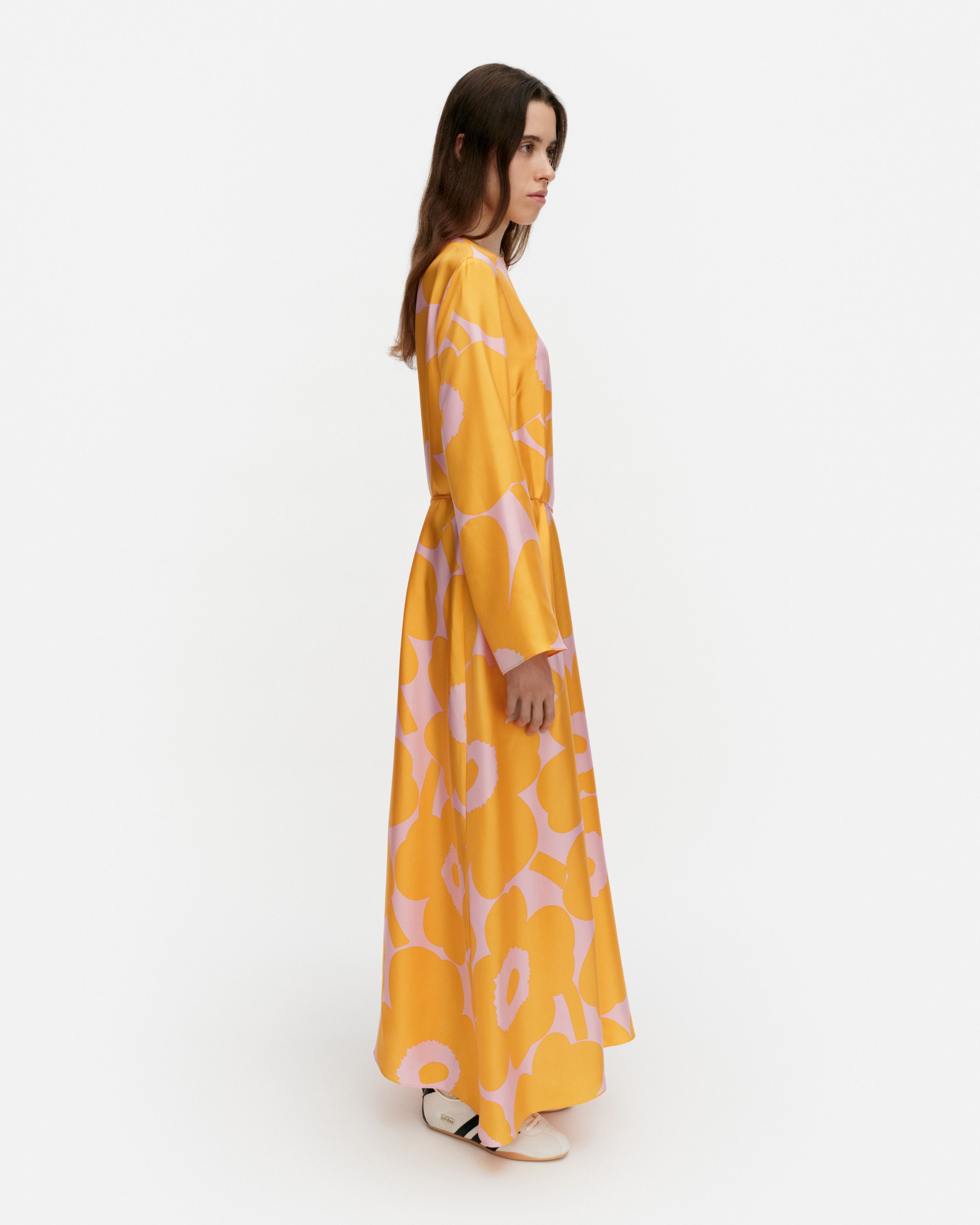 marimekko  Kaunihisti Unikko チュニック Kaunista Unikko Silk dress | Marimekko
