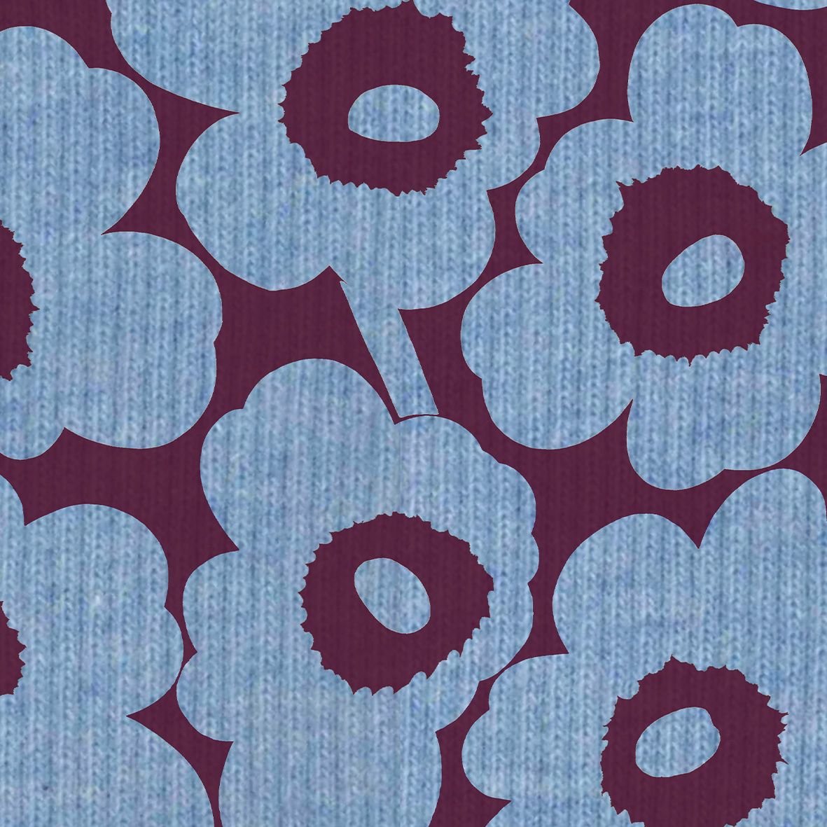 light blue, wine red