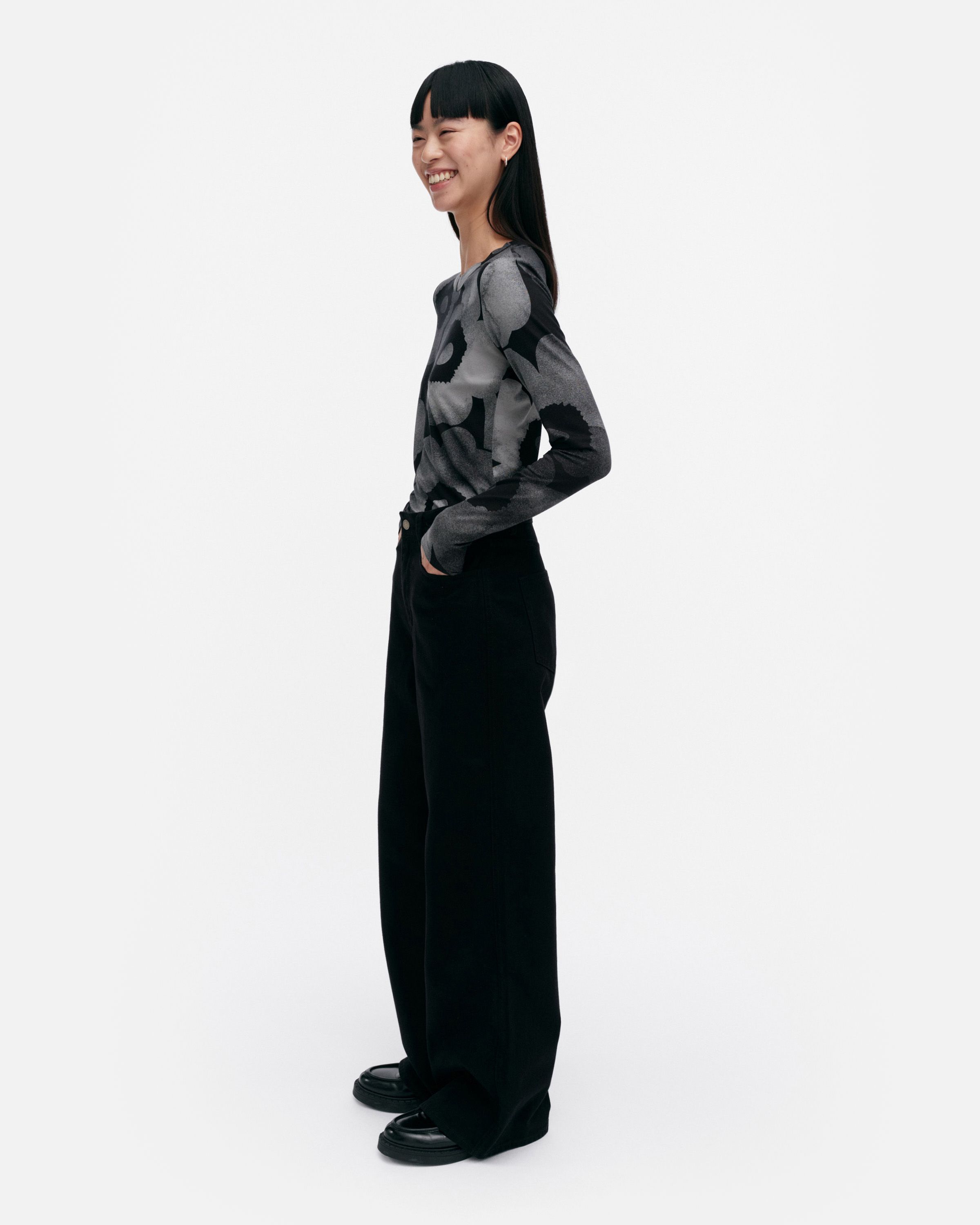 Viedä Akvarelli Unikko Jersey top | Marimekko