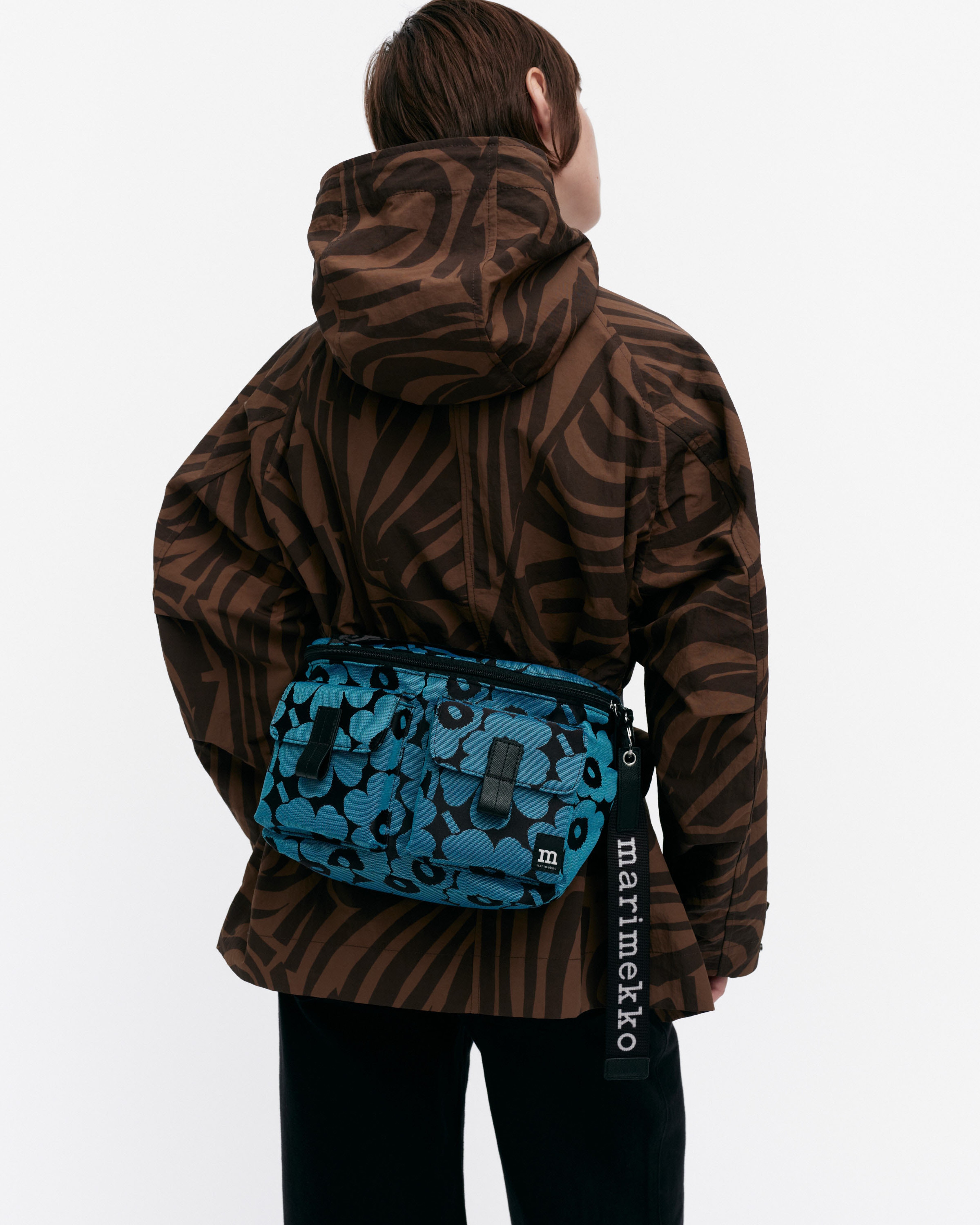 Sling Bag M Unikko, Shoulderbag, blue, black,
