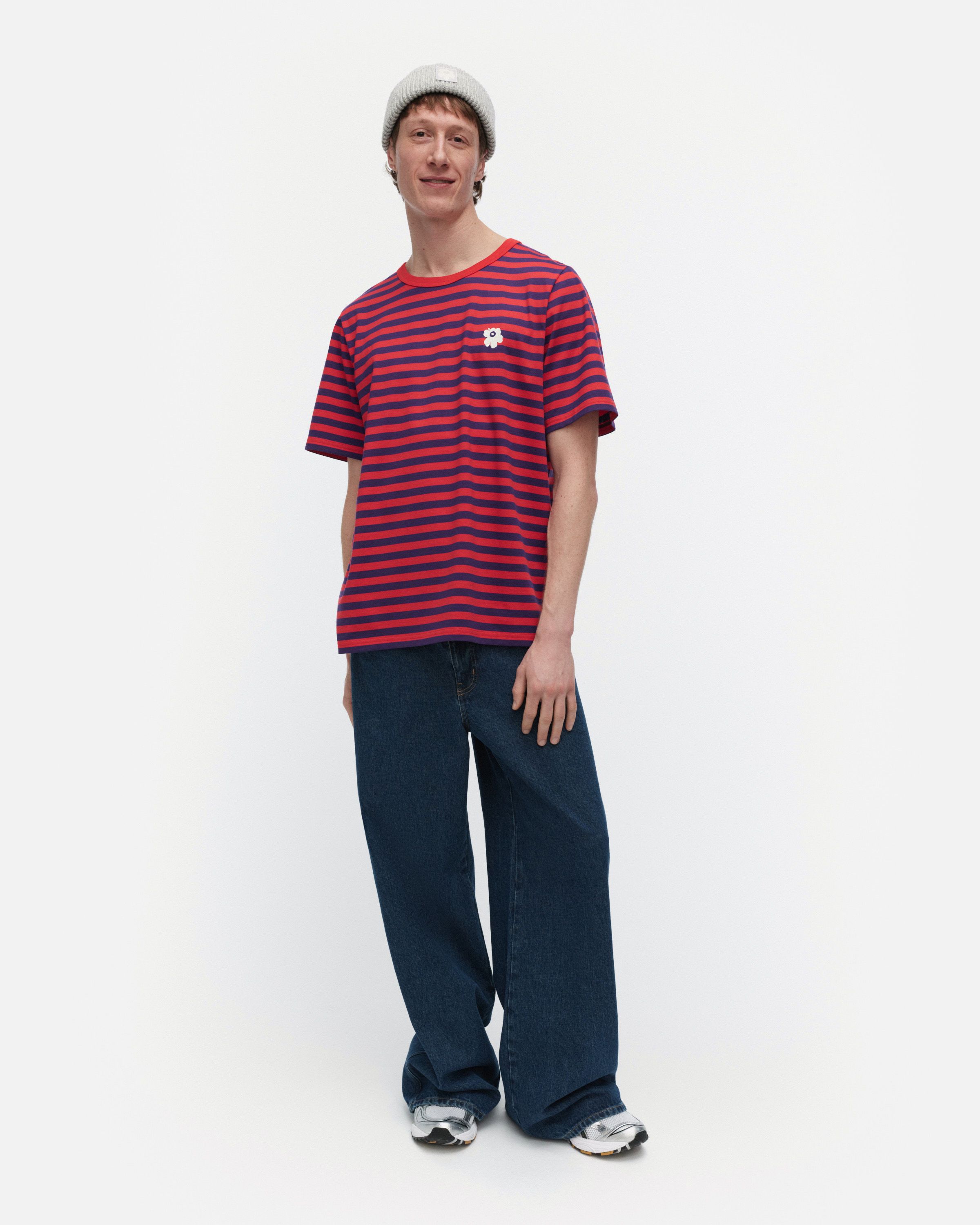 Tasaraita Unisex Unikko Kioski t-shirt | Marimekko