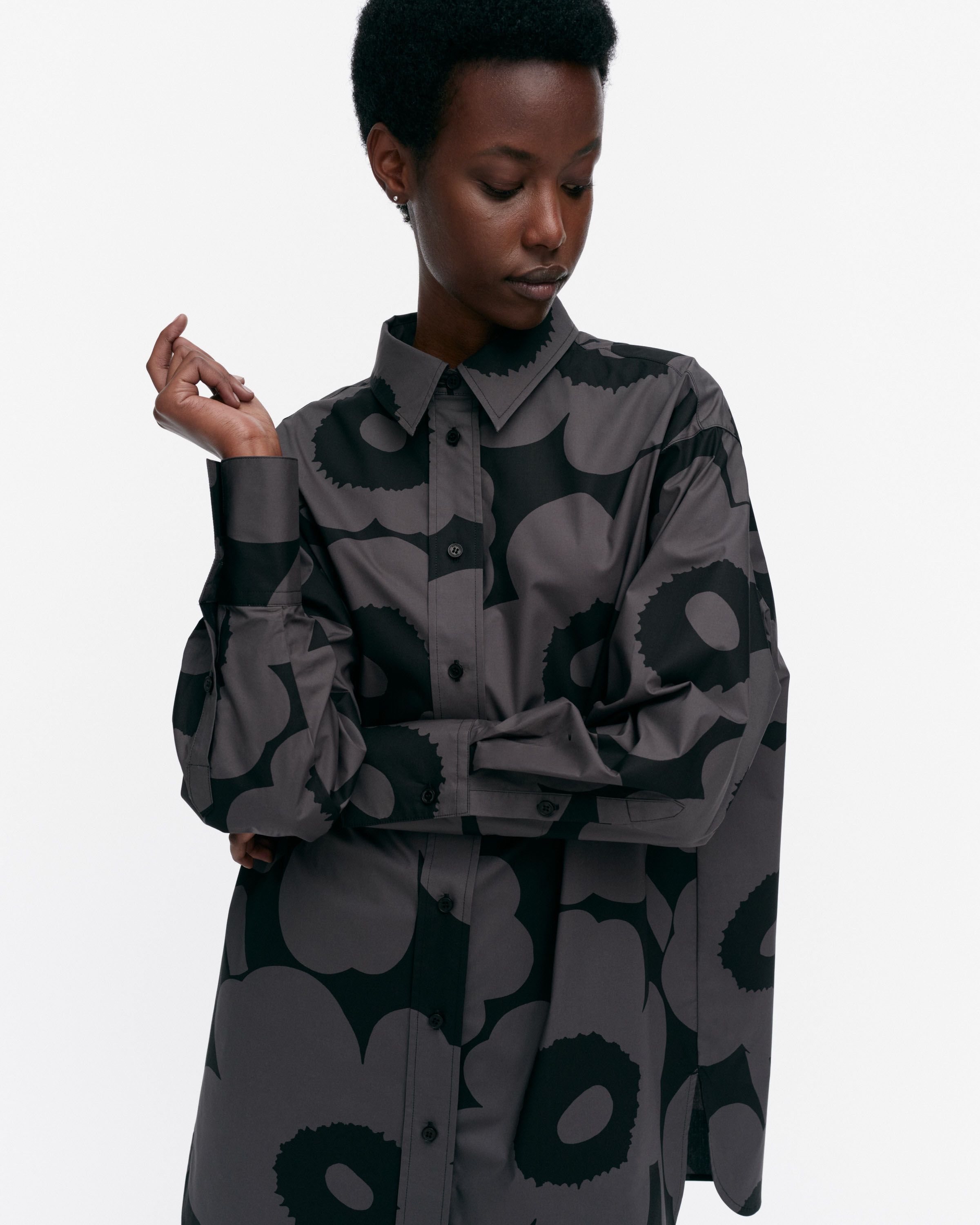 Nila Unikko Cotton shirt | Marimekko marimekko Nila Piirto Unikko