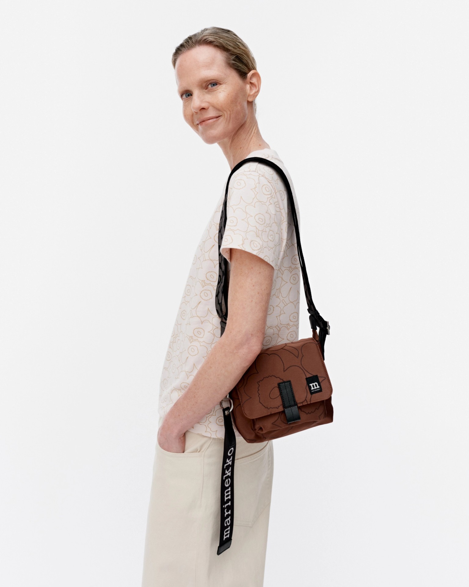 Mini Messenger Piirto Unikko Shoulder bag | Marimekko