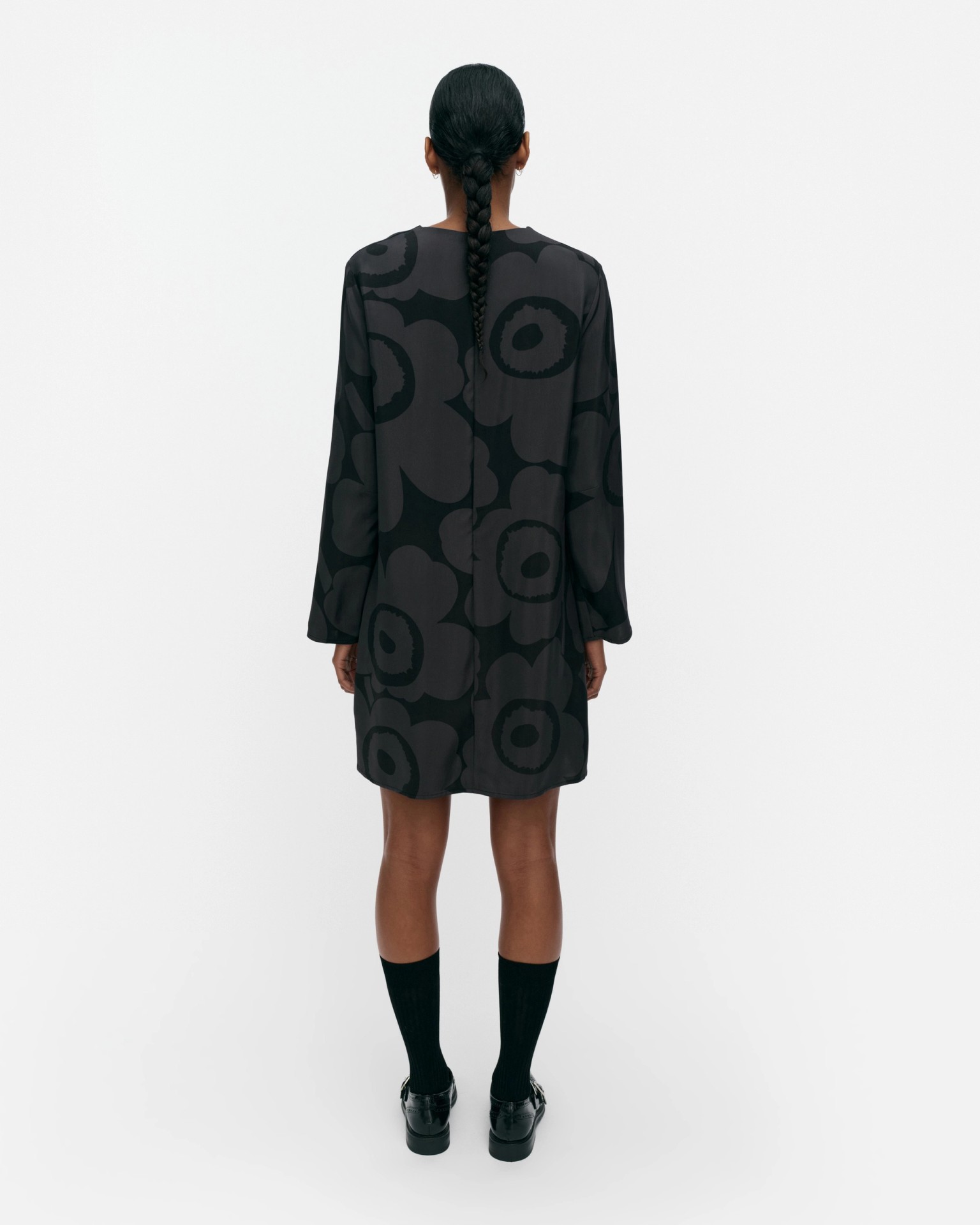 Hienous Unikko, Dress, black, dark grey,