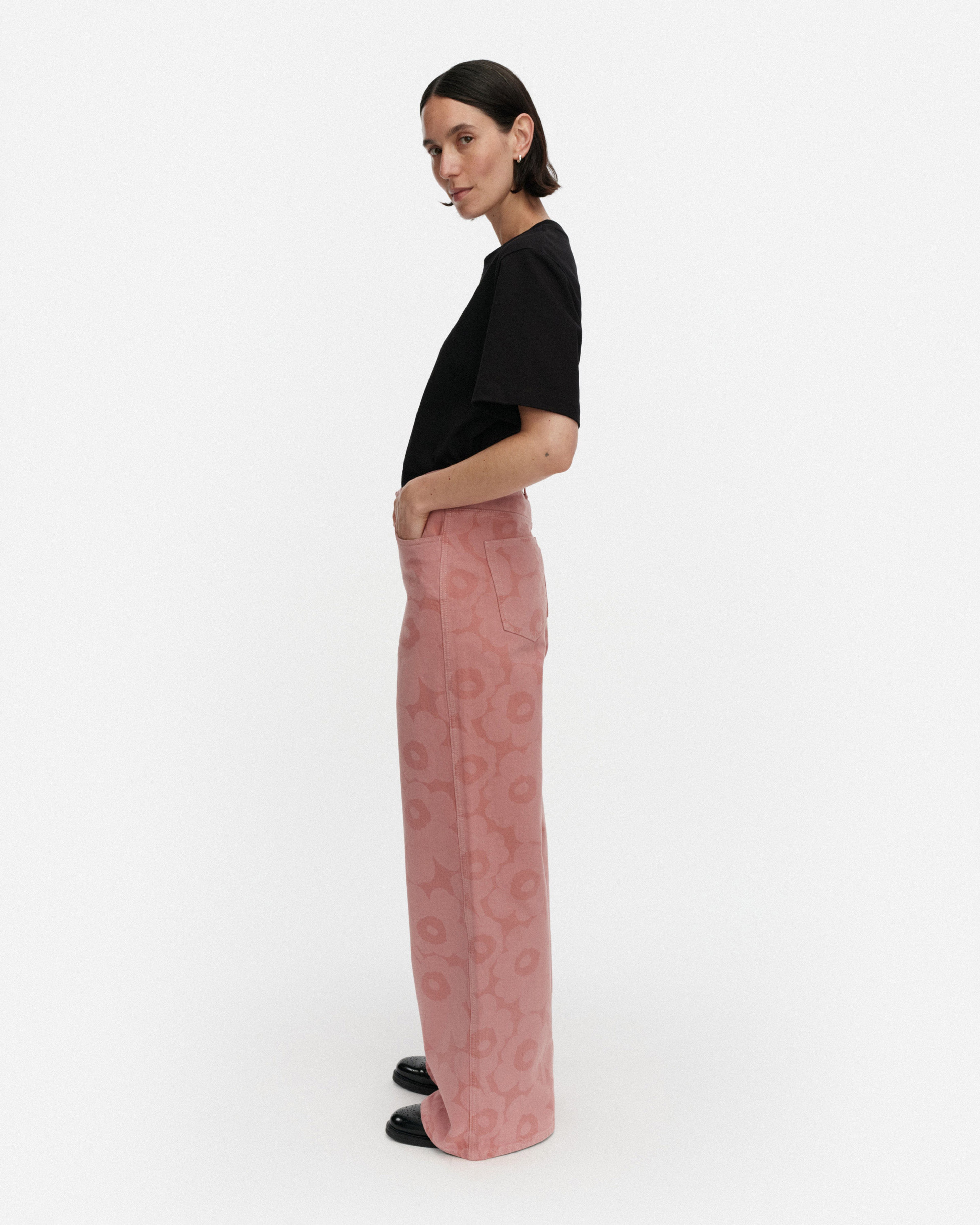 Maridenim Wide Unikko, Jeans, pink, light pink,