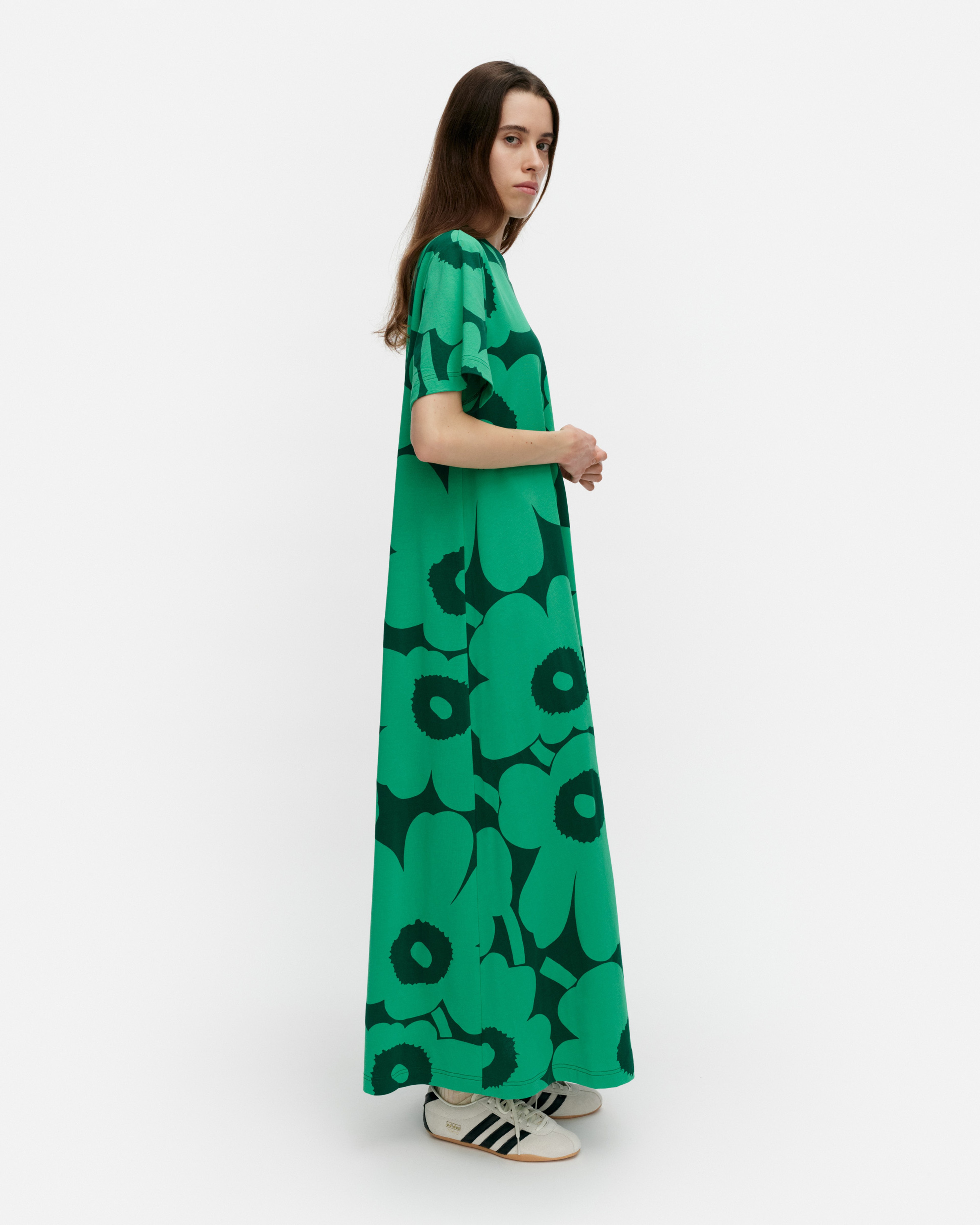 Koostua Unikko, Dress, green, dark green,