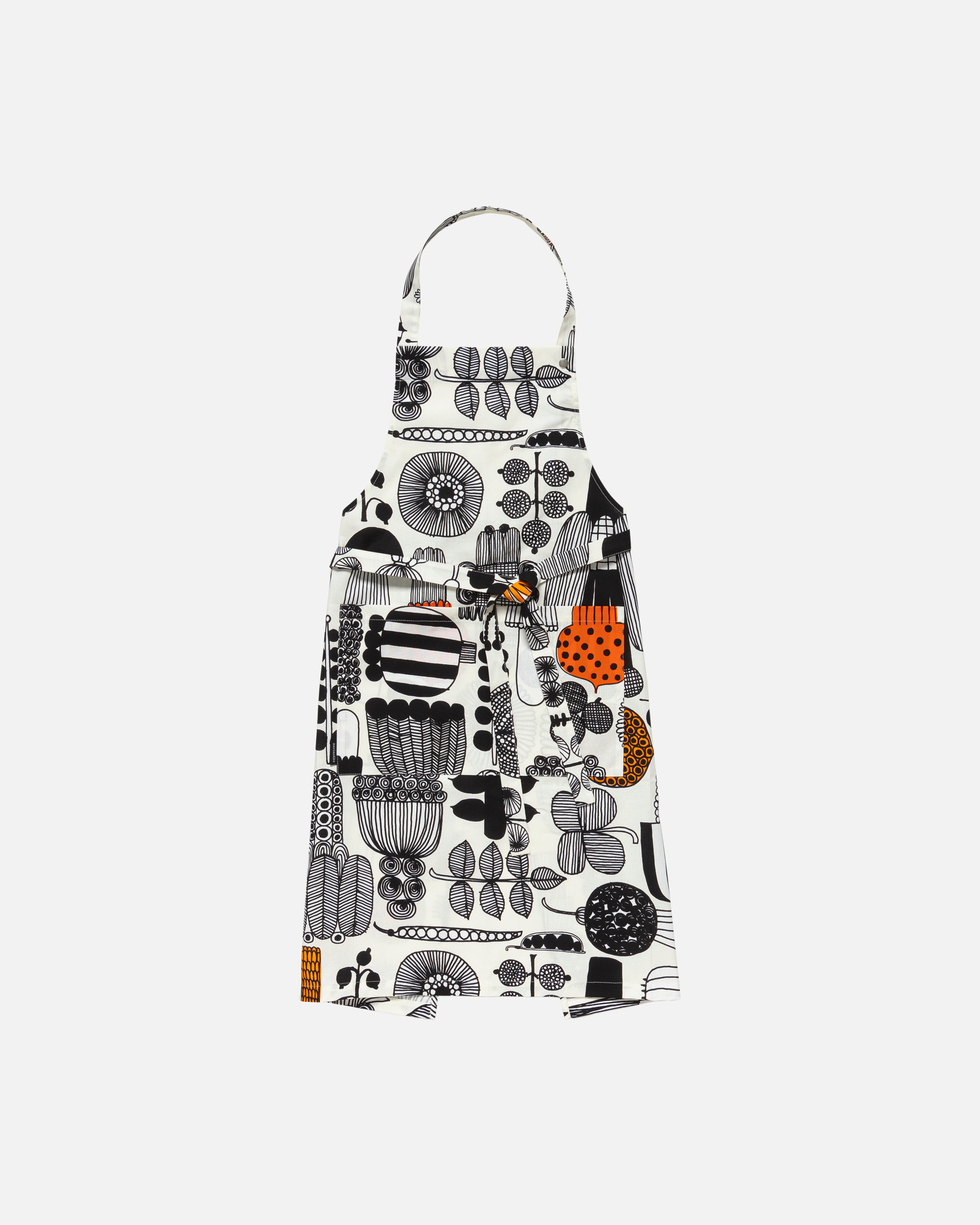 Puutarhurin parhaat, Apron, white,black,orange,