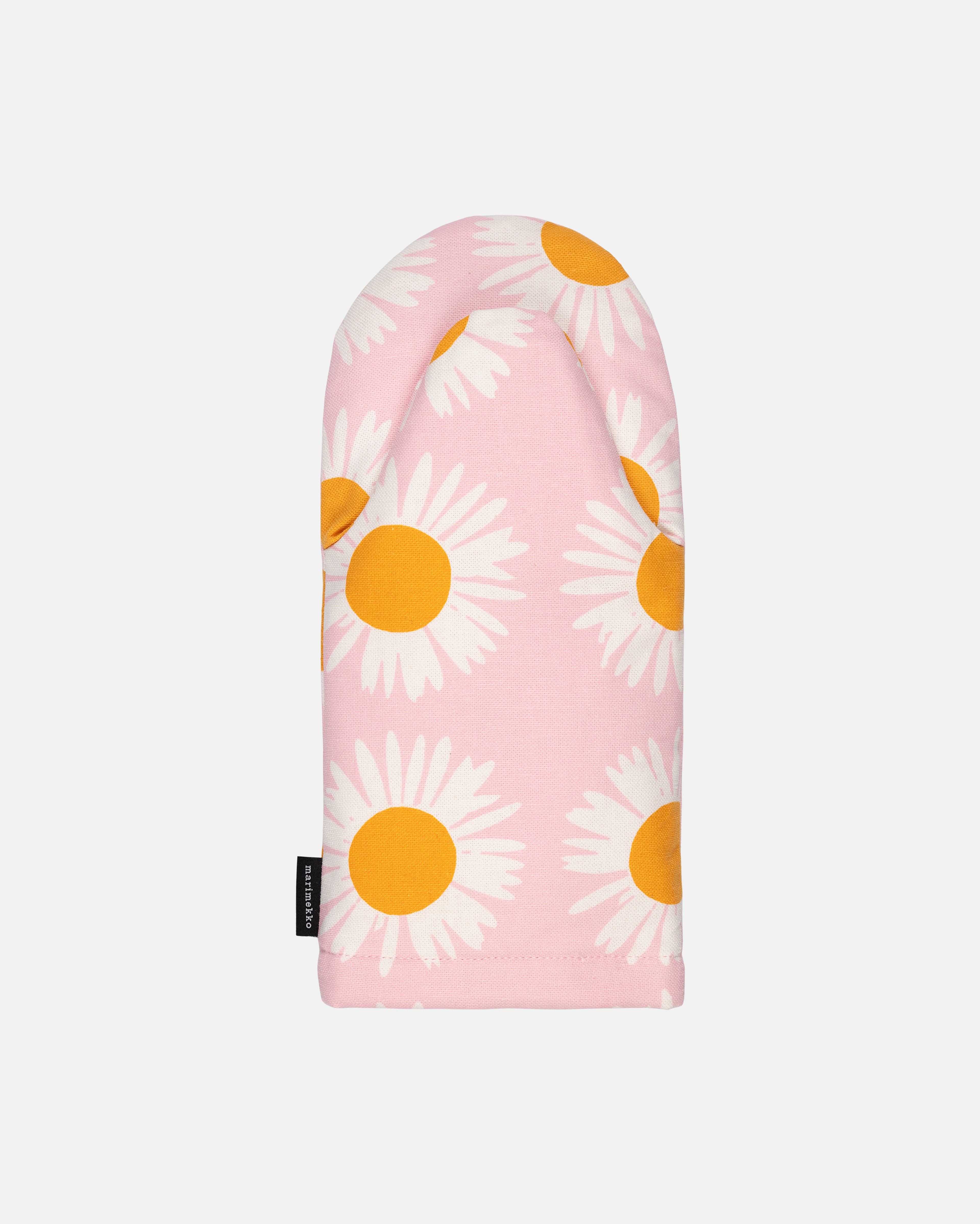 Auringonkukka, Ofenhandschuh, rosa, orange, weiß,