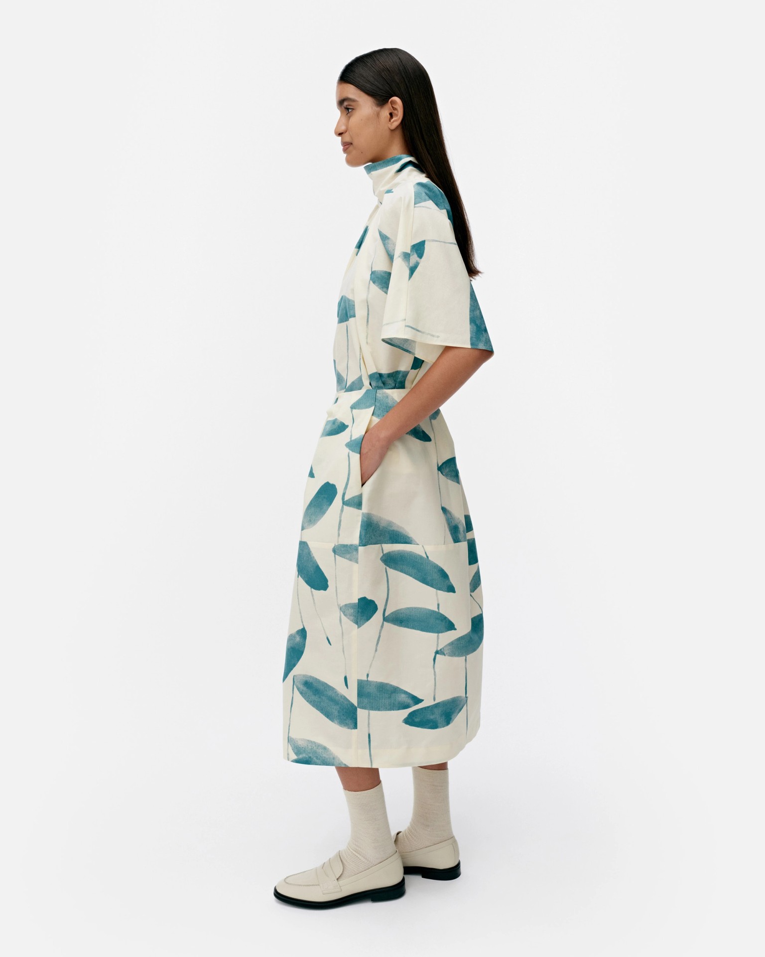 Takana Paju, Skirt, light yellow, dark green,