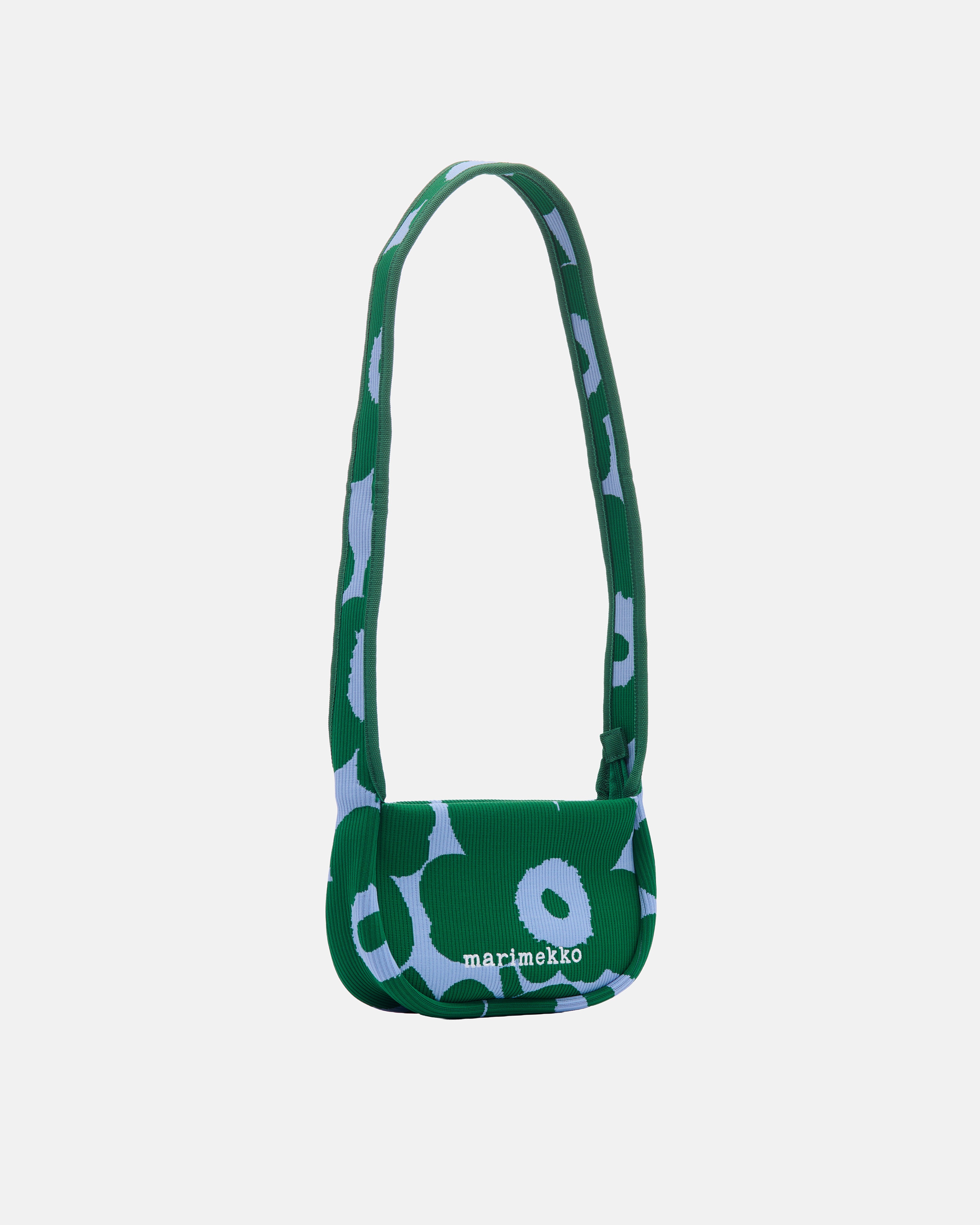 Knitted Crossbody Unikko, Shoulder bag, dark green, blue,