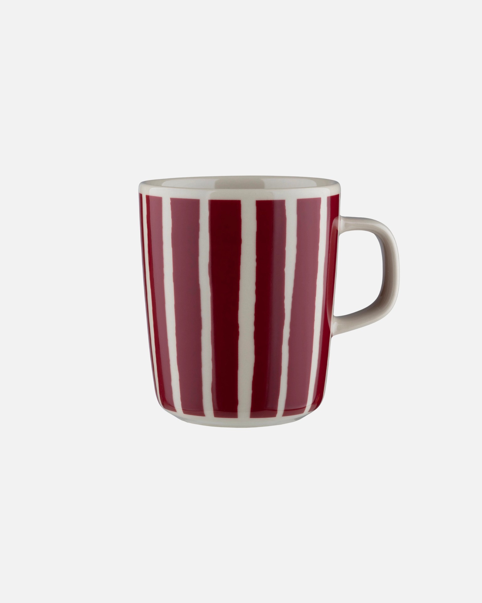 Oiva / Piccolo, Mug, stoneware, burgundy,