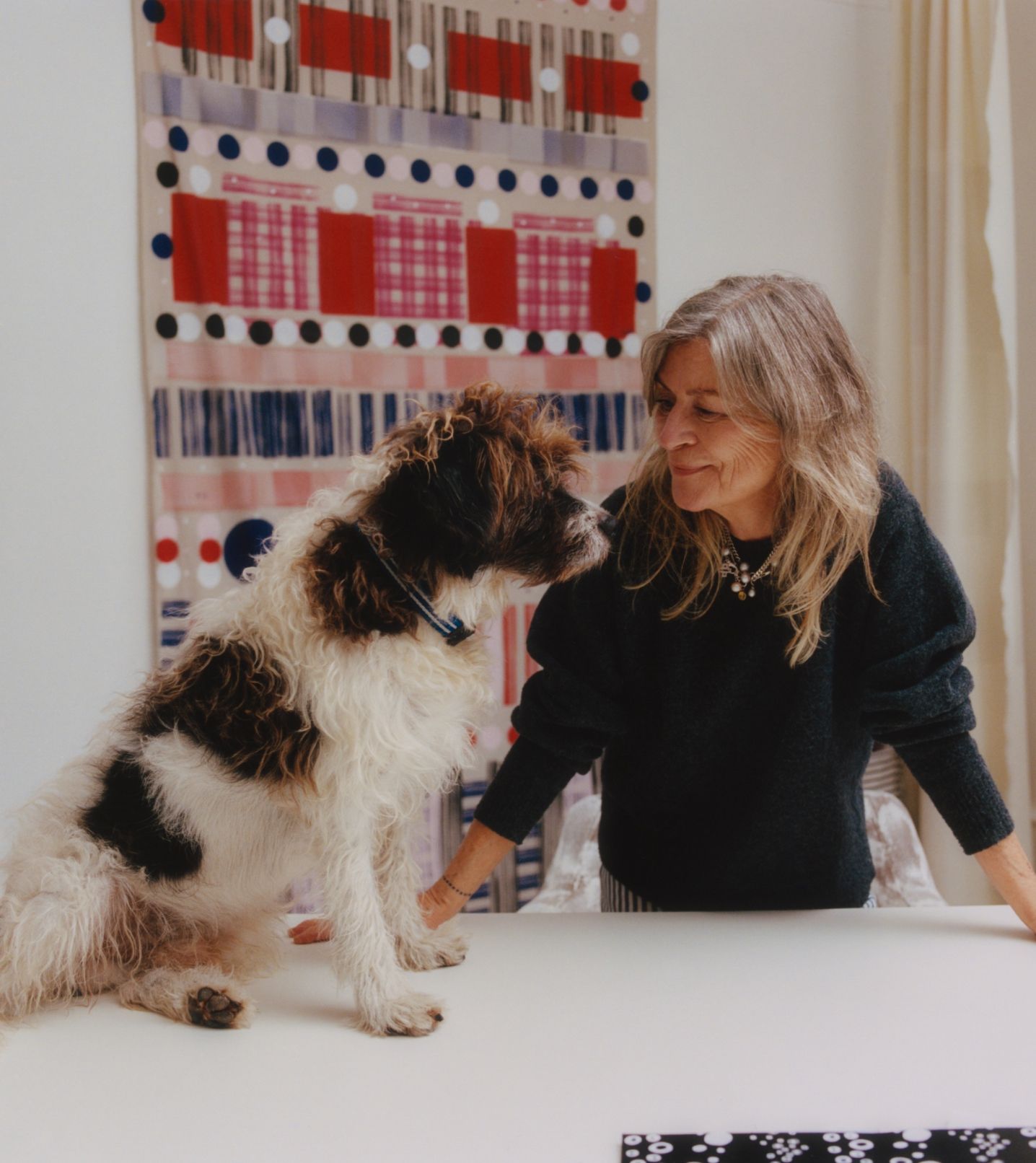 Vibeke Rohland and her dog