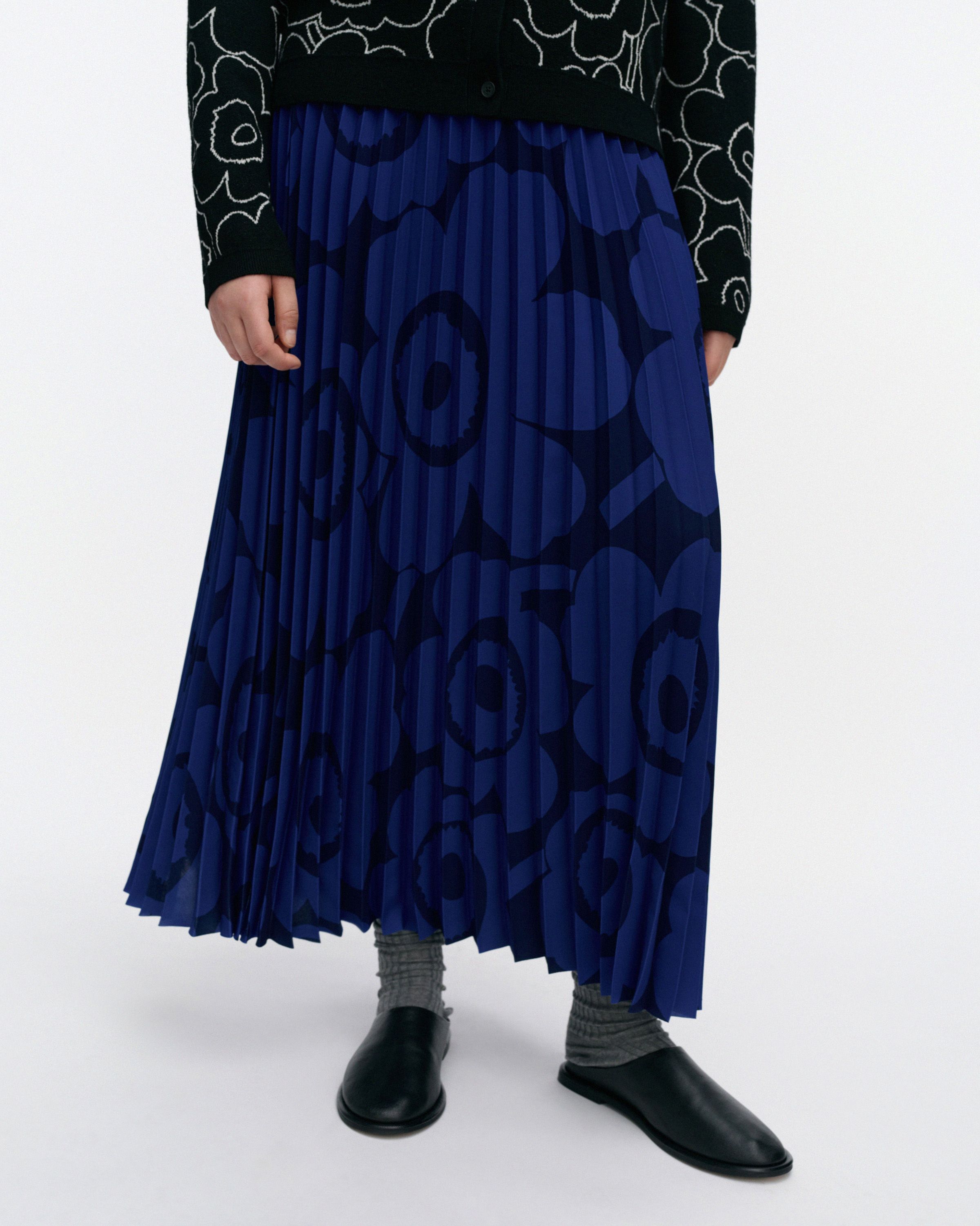 Jatko Unikko Skirt blue, dark blue | Marimekko