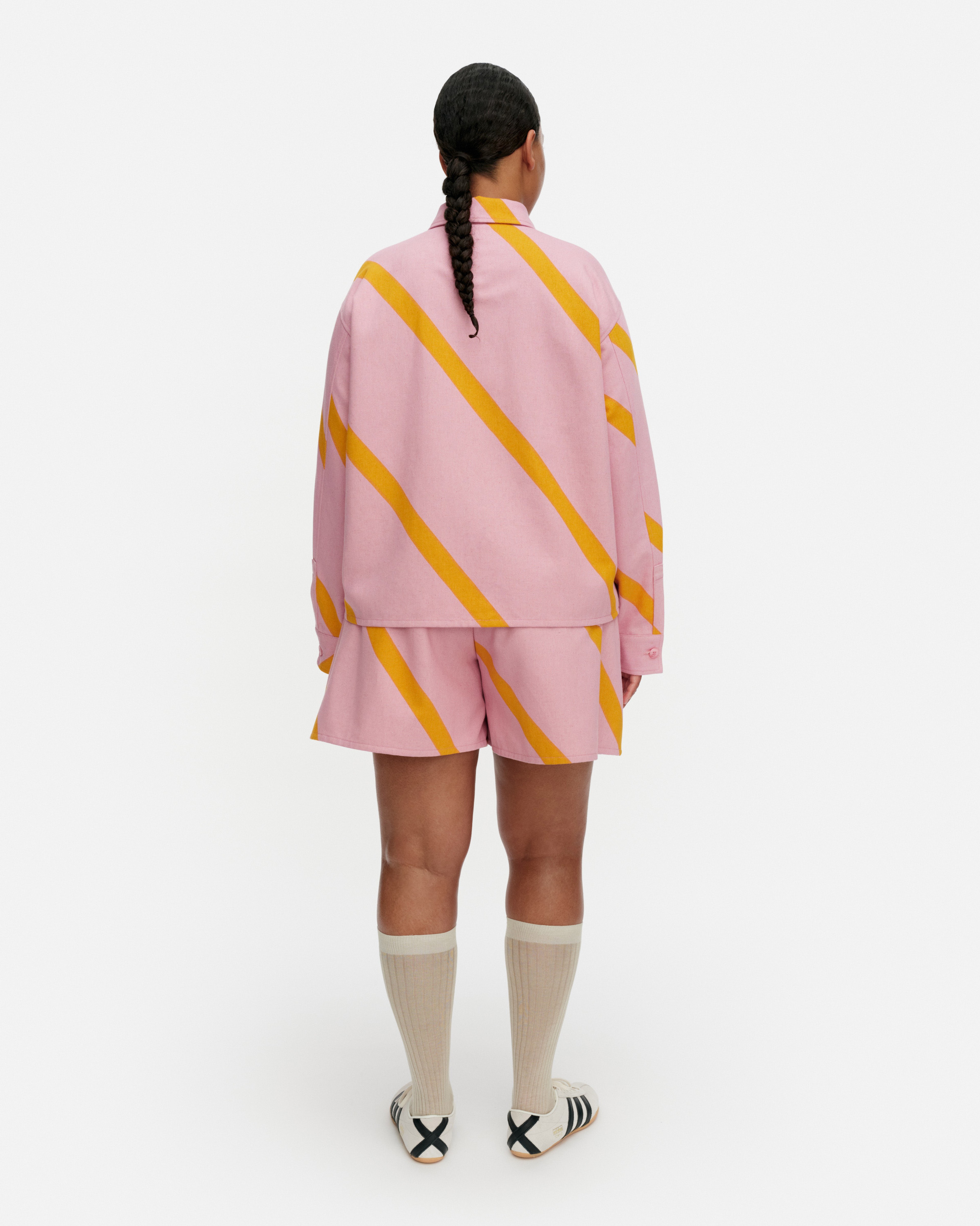 Pilkkoa Basso, Overshirt, pink, orange,