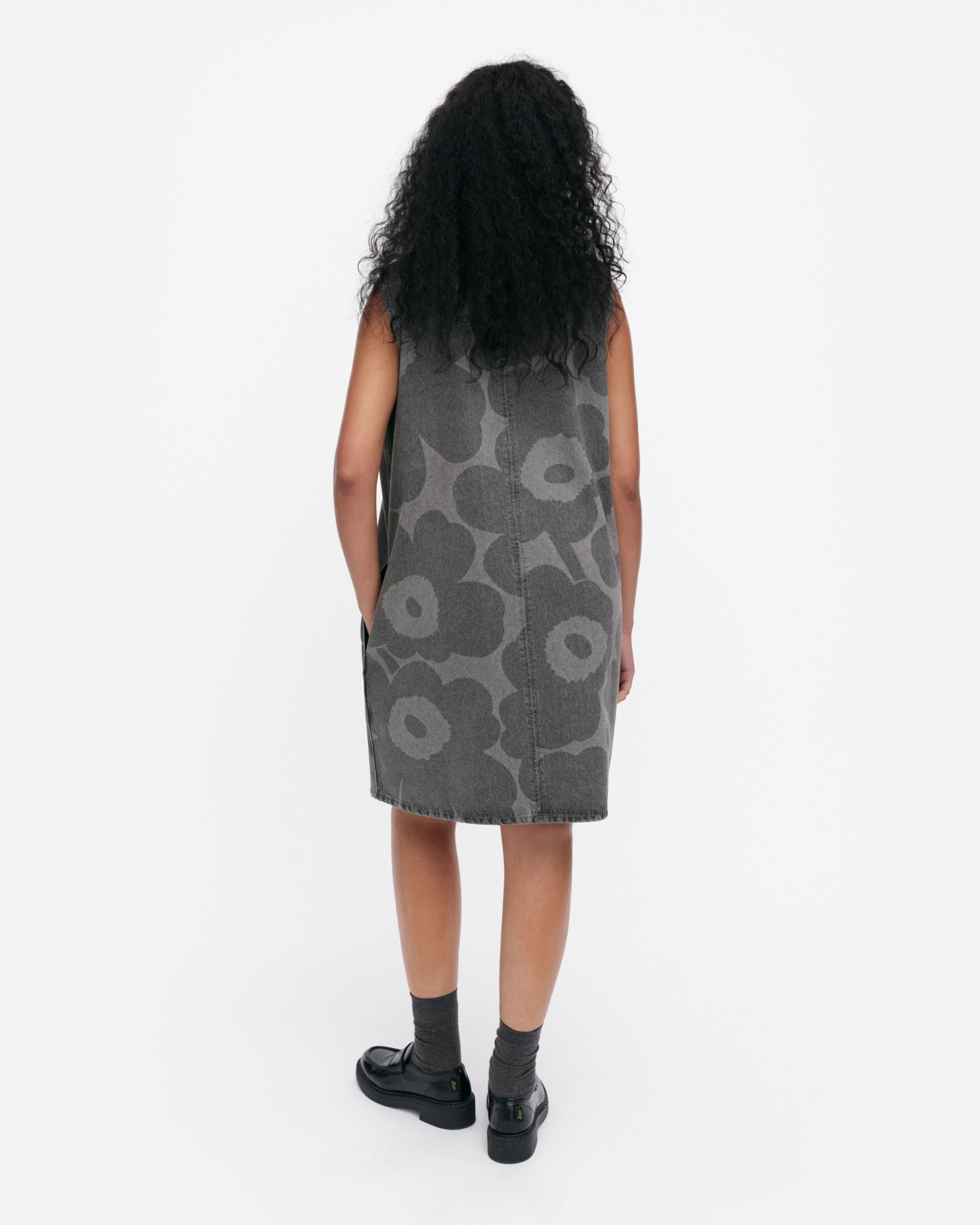 marimekko - Maridenim Somasti Unikko デニムワンピース Maridenim Somasti Unikko Denim dress | Marimekko