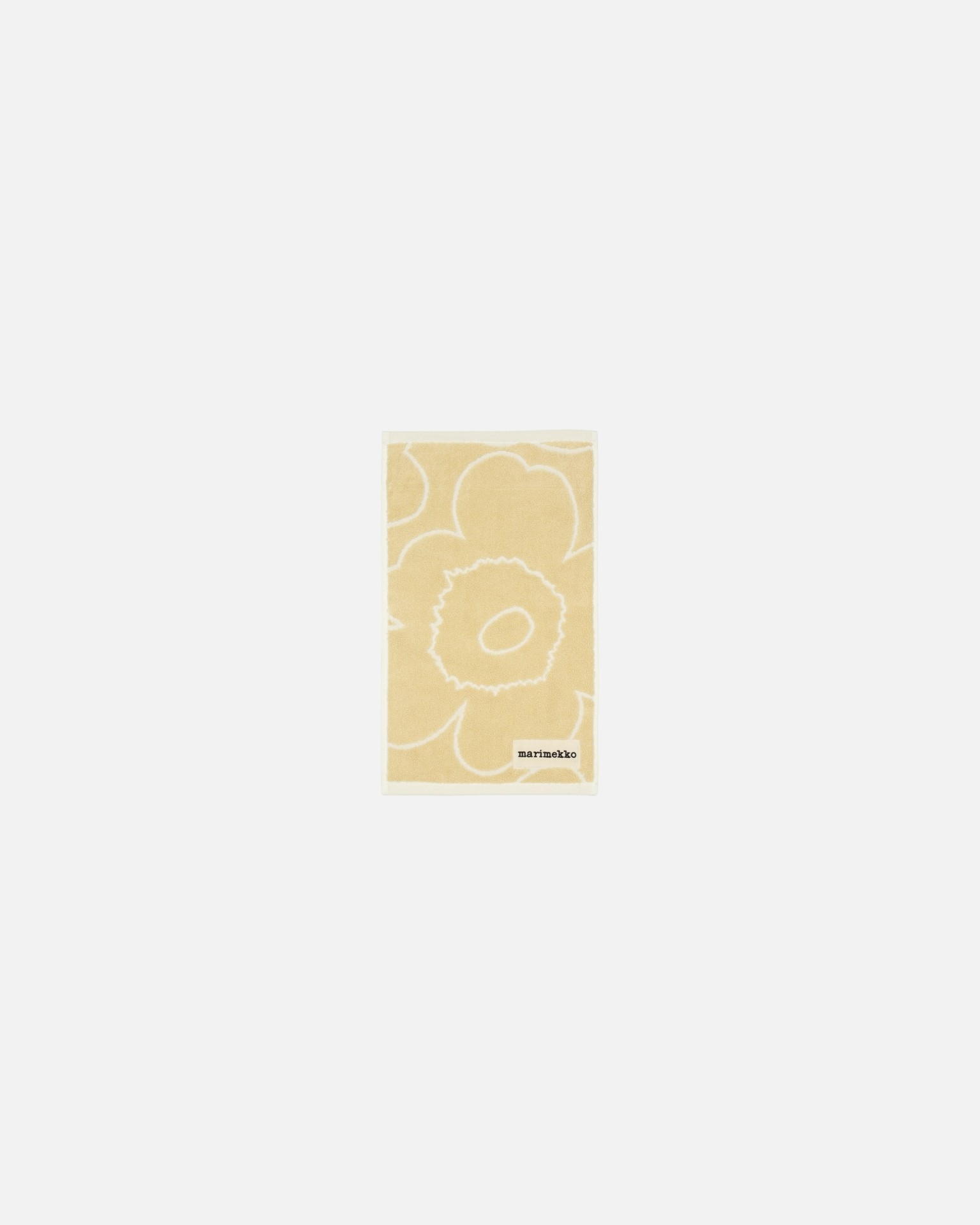 Piirto Unikko, Guest towel, straw, off white,