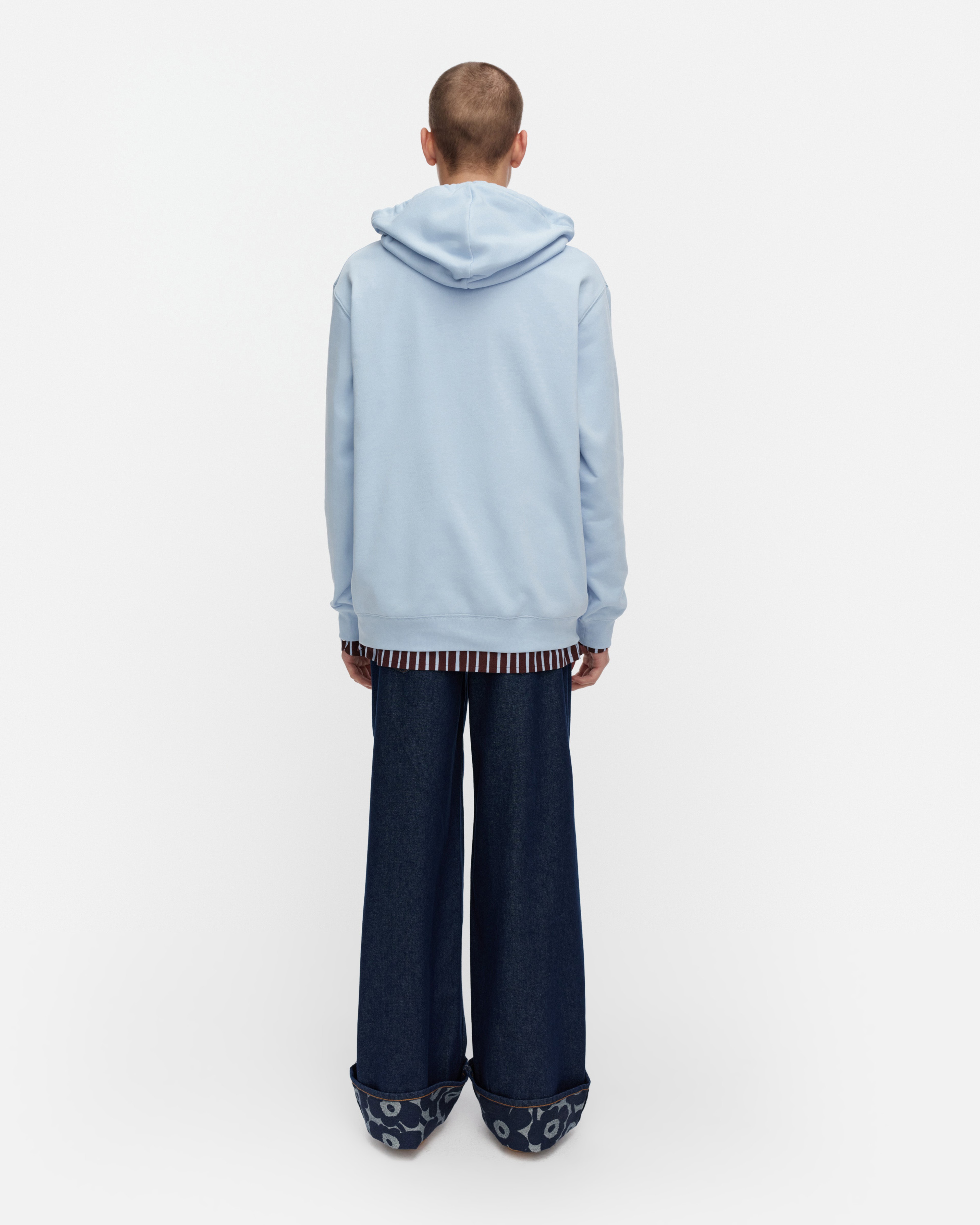 Ivvar Unikko Placement, Kioski hoodie, light blue, light yellow,