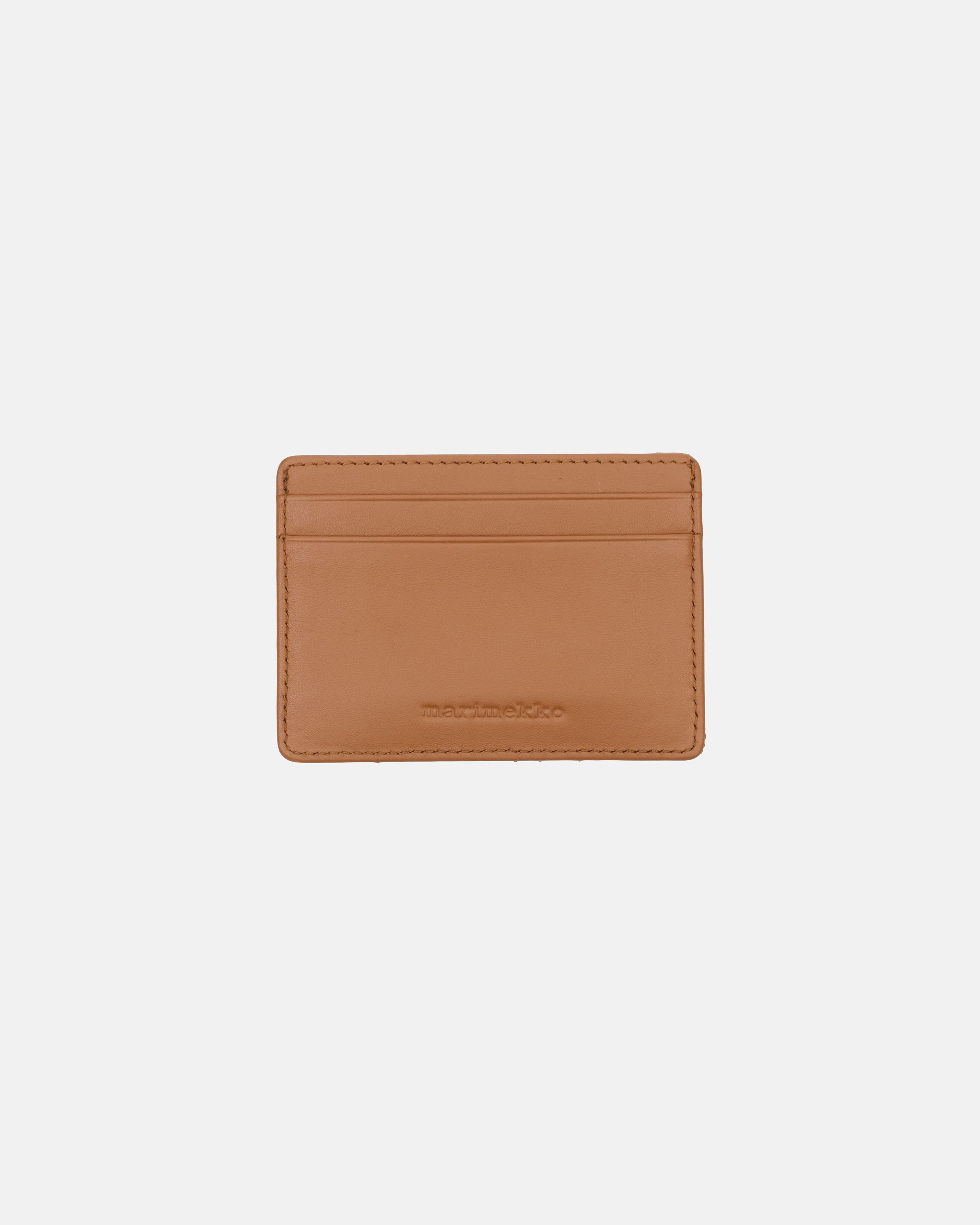 Card Holder Unikko Wallet brown | Marimekko