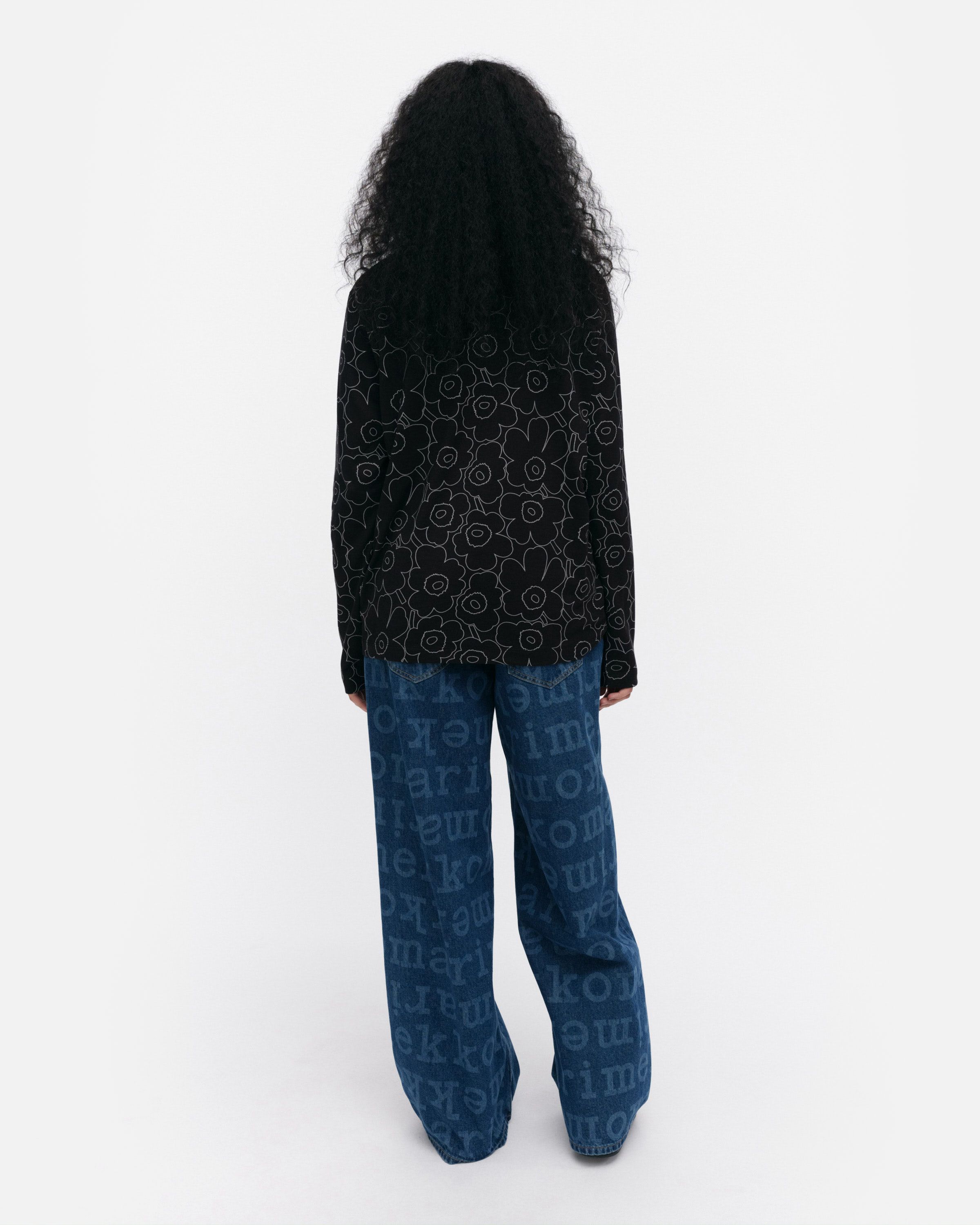 【2025SS】マリメッコ/ Sekunti Piirto Unikko カットソー Sekunti Piirto Unikko Shirt | Marimekko