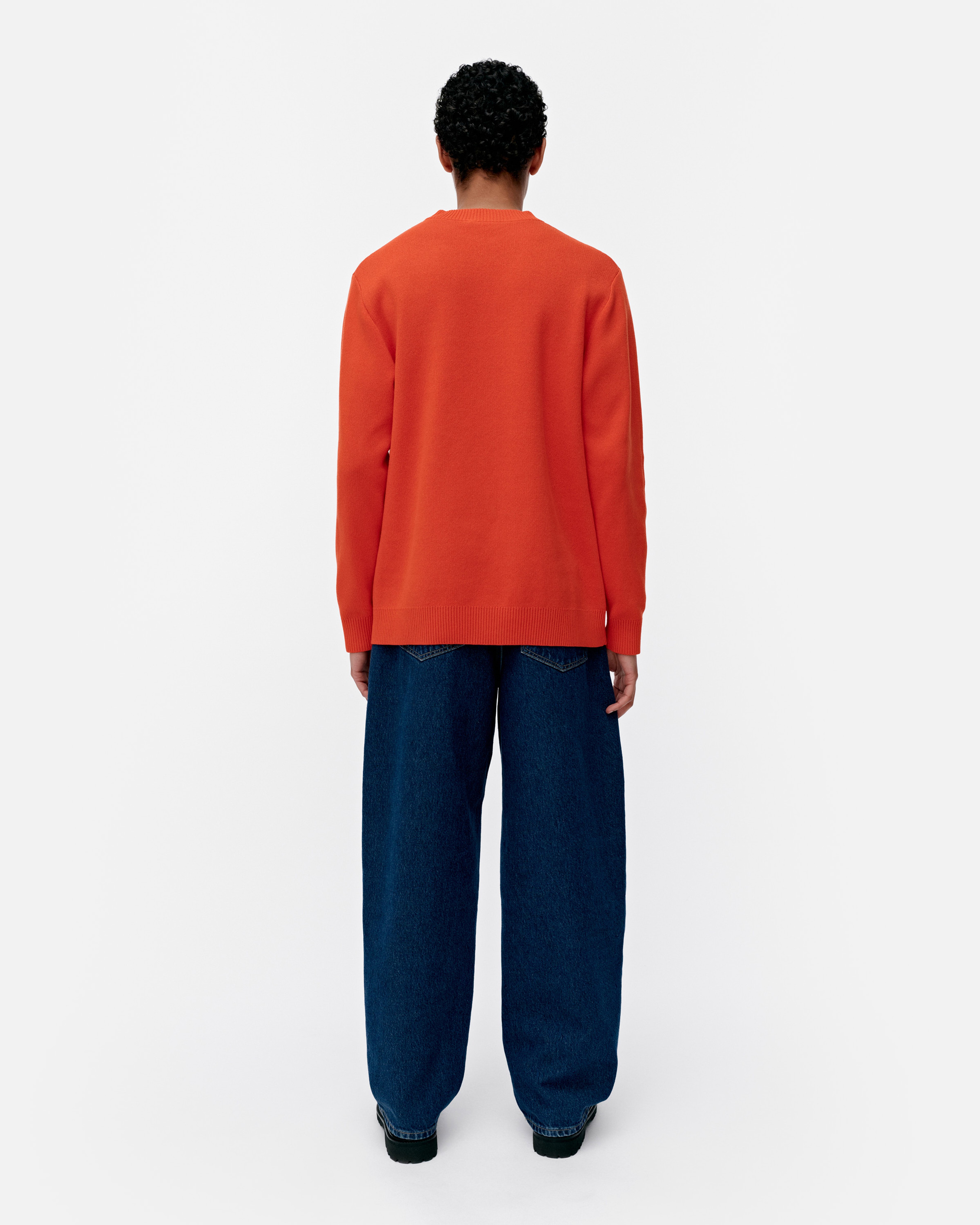 Lasi Unikko, Kioski knitted pullover, red, dark red,