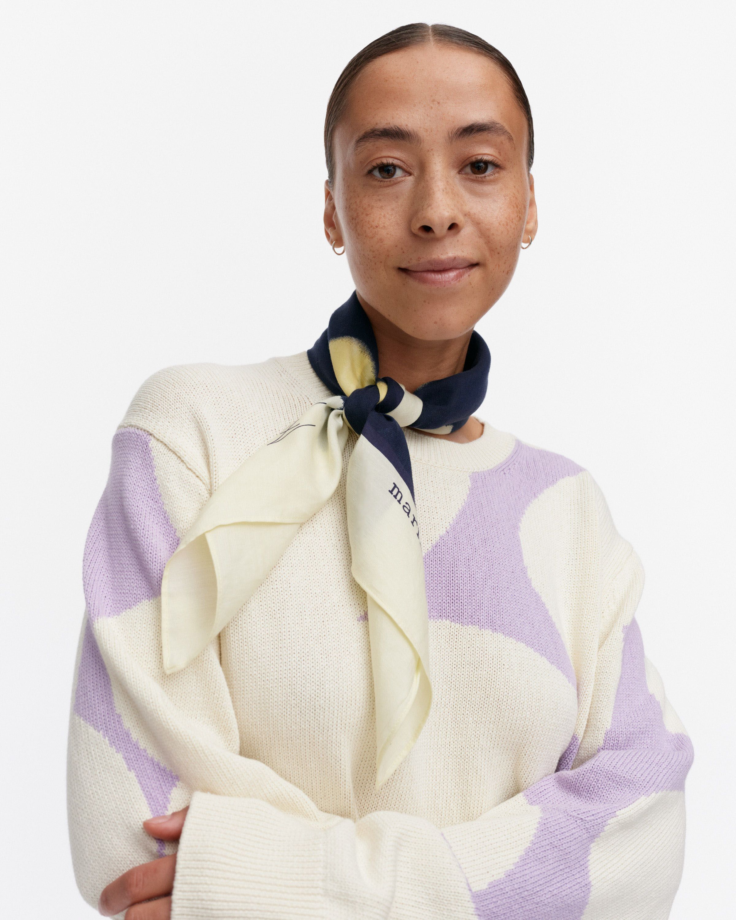 【2025AW】marimekko マリメッコ/ Keskio Kehakukka スカーフ Keskiö Kehäkukka Scarf | Marimekko