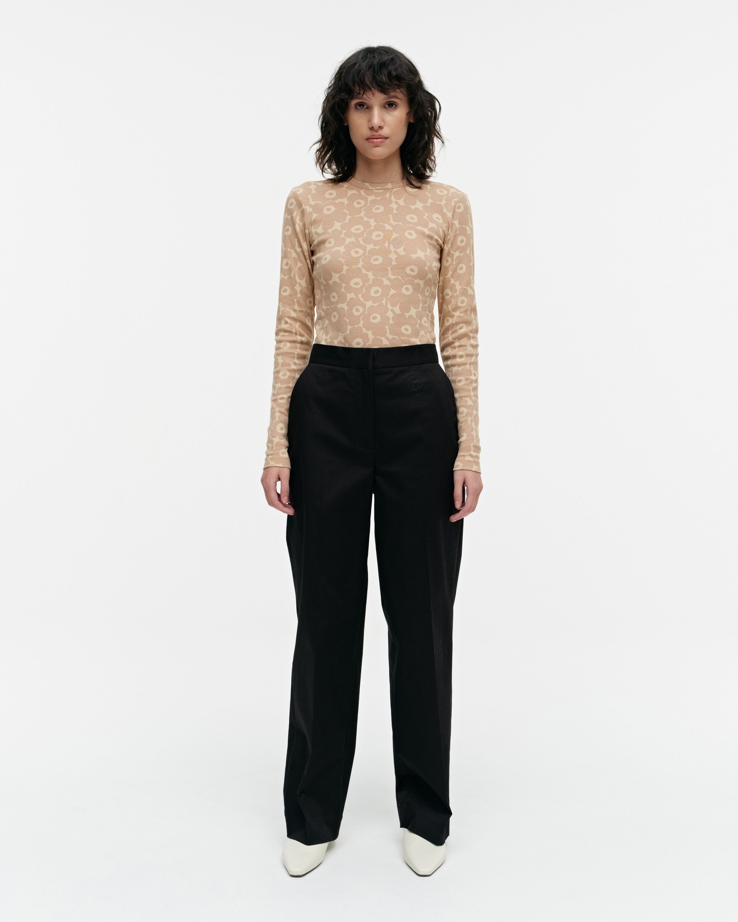 marimekko - Tuokio Solid パンツ Tuokio Solid Cotton trousers | Marimekko