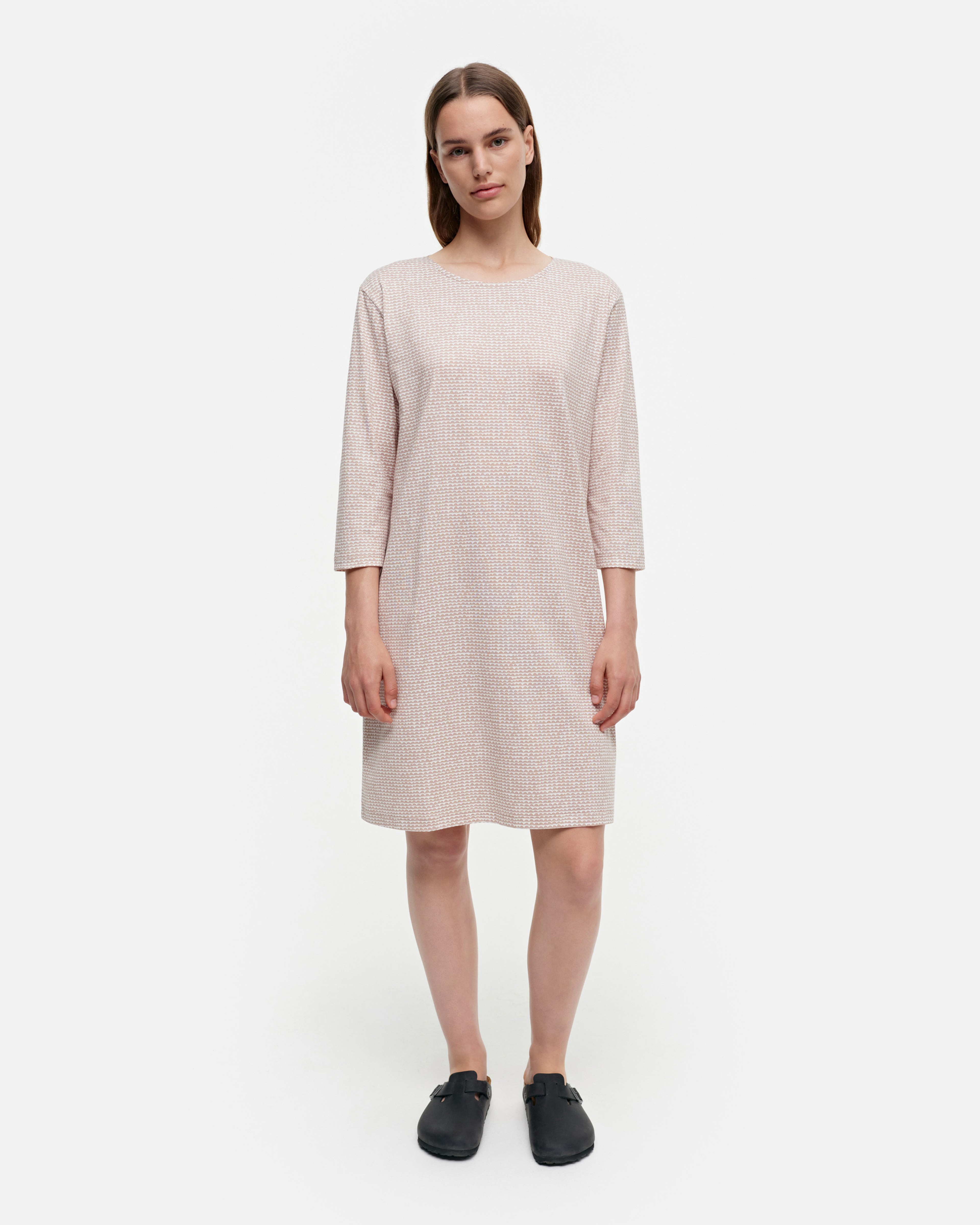 Varpu Papajo, Jersey dress, off-white, beige,