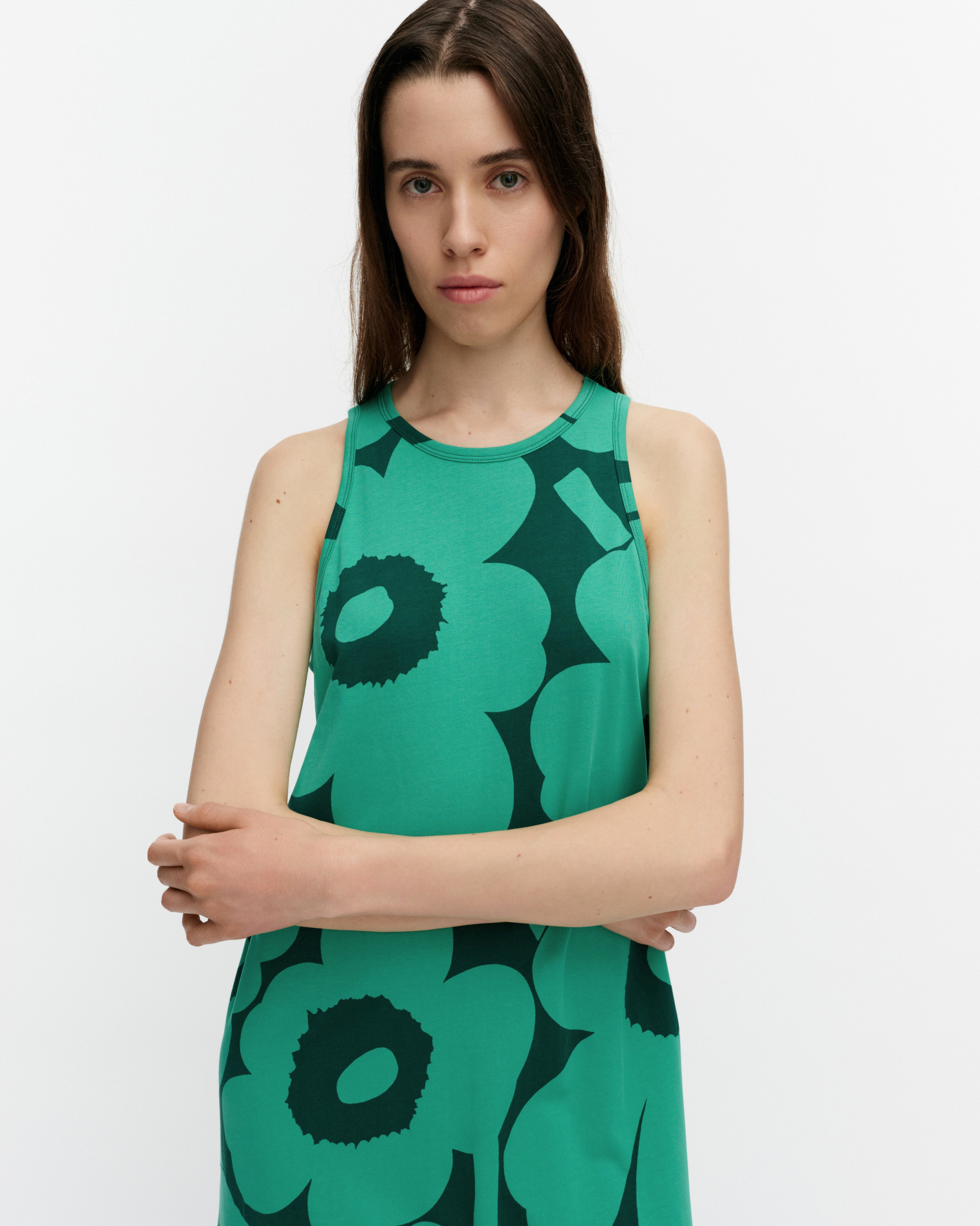 Erilainen Unikko, Dress, green, dark green,