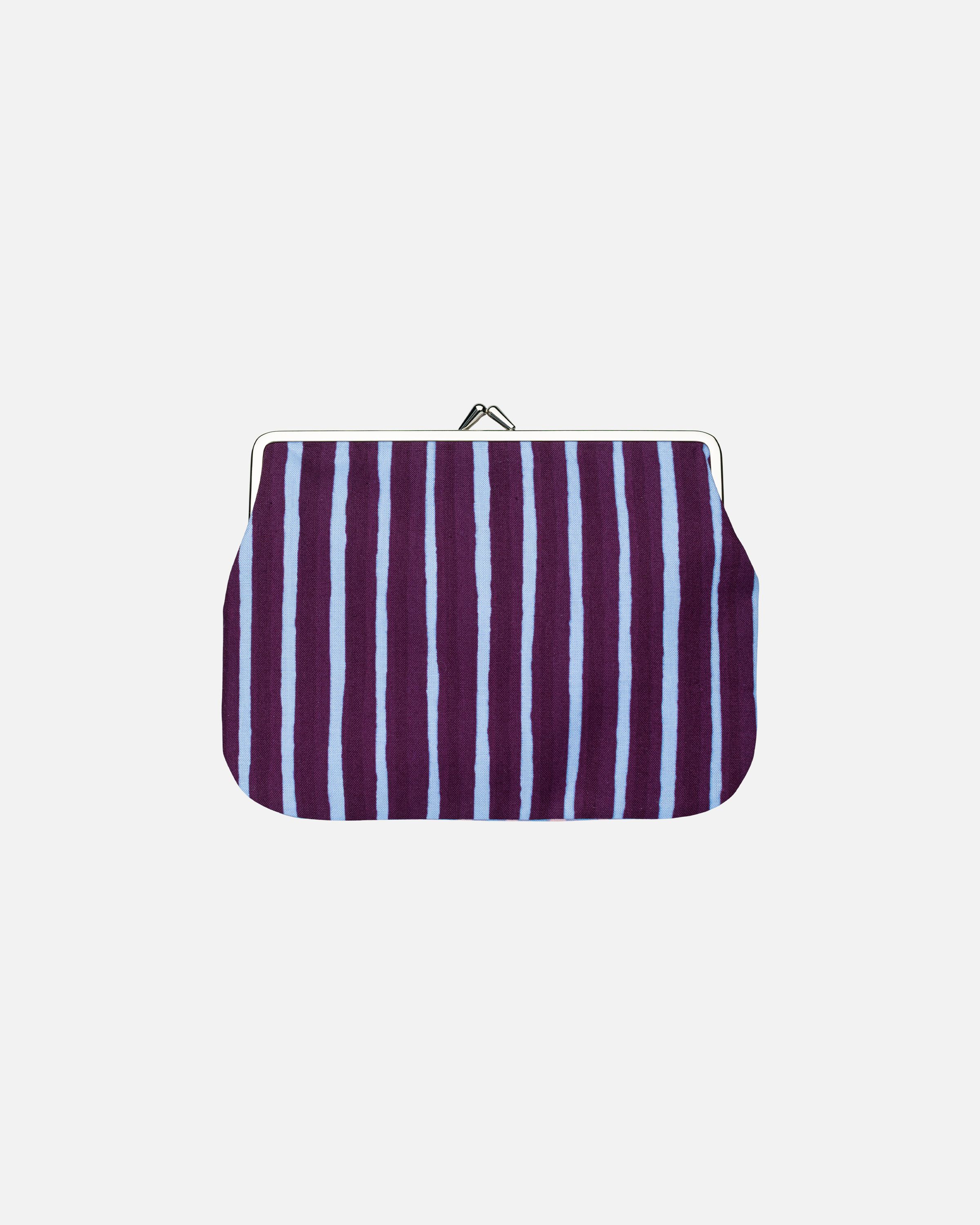 Piccolo Puolikas kukkaro Purse eggplant, lt.blue, pink | Marimekko