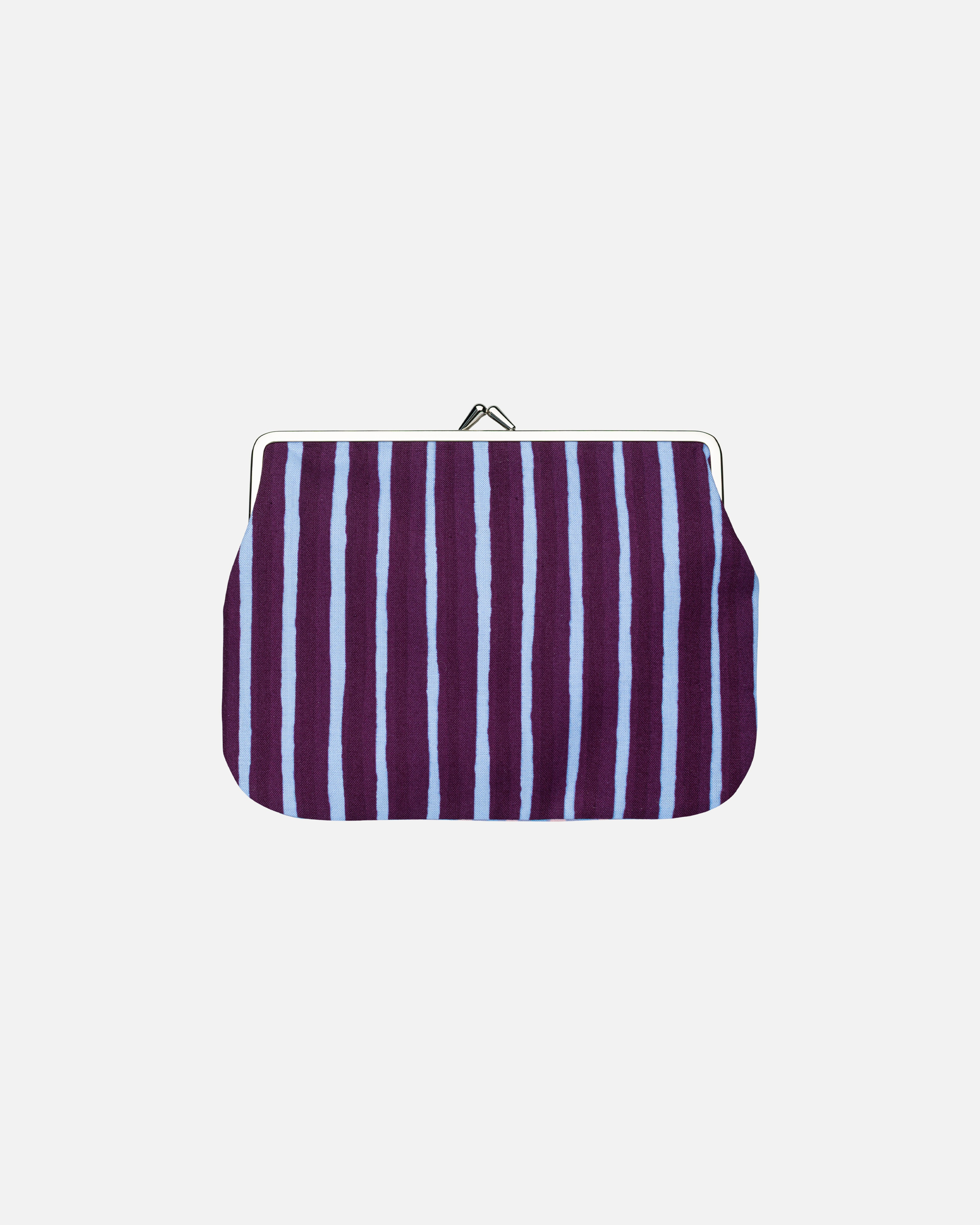 Piccolo Puolikas kukkaro, Purse, eggplant, lt.blue, pink,