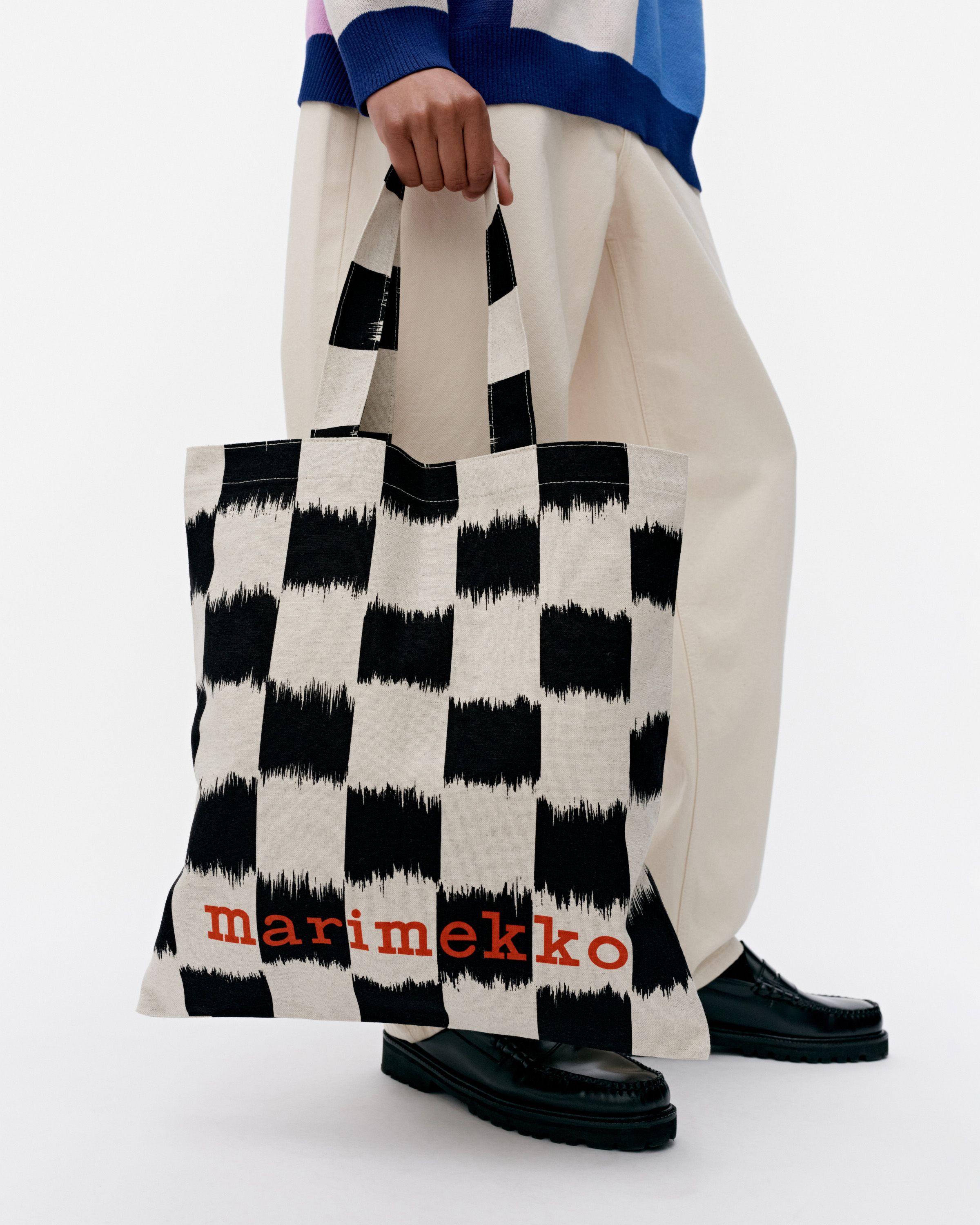 marimekko トートバッグ VANKKA JAKALA PLACEMENT 093982 Vankka Jäkälä Placement Bag | Marimekko