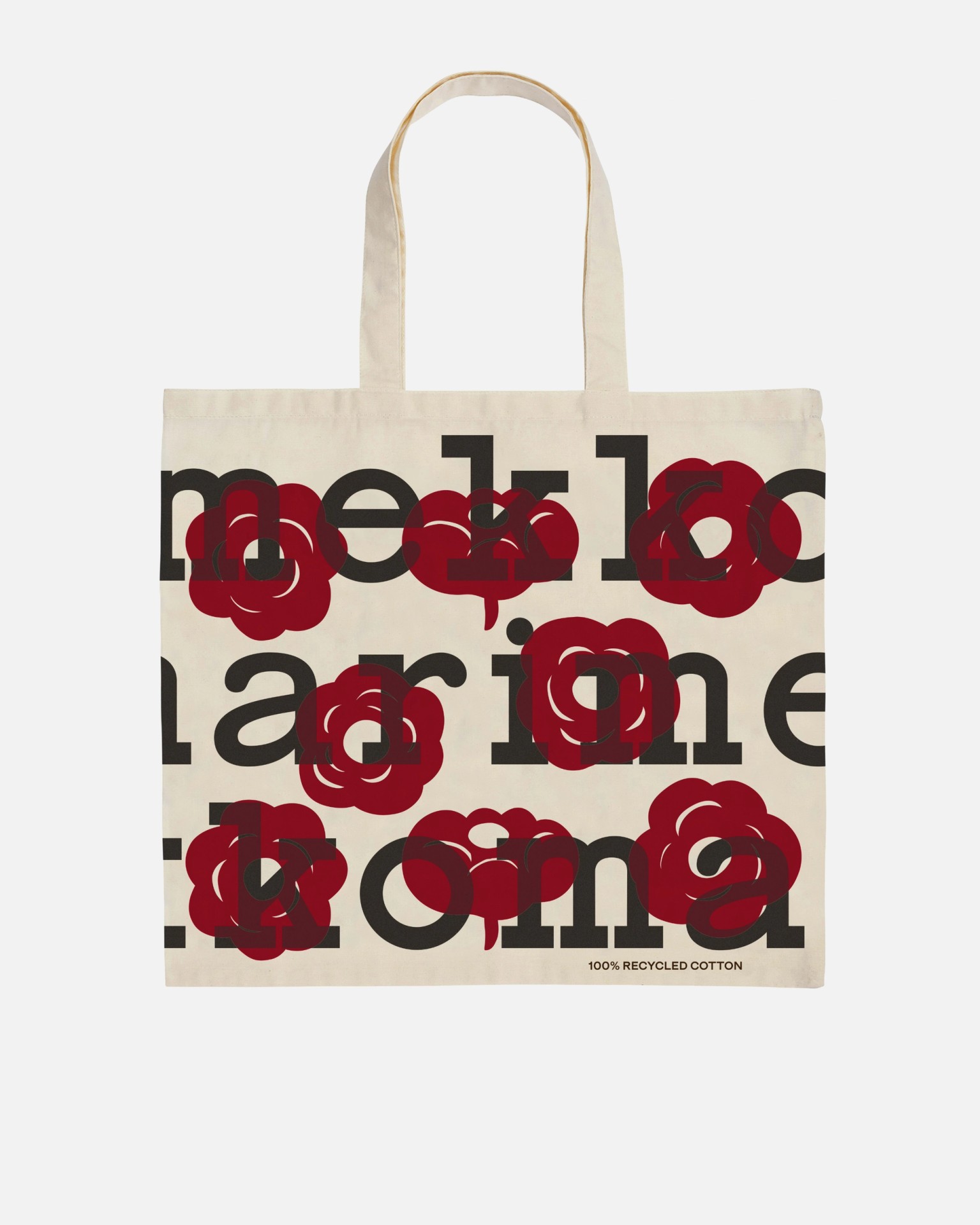 Tumma, Logo bag, cotton, red, burgundy,