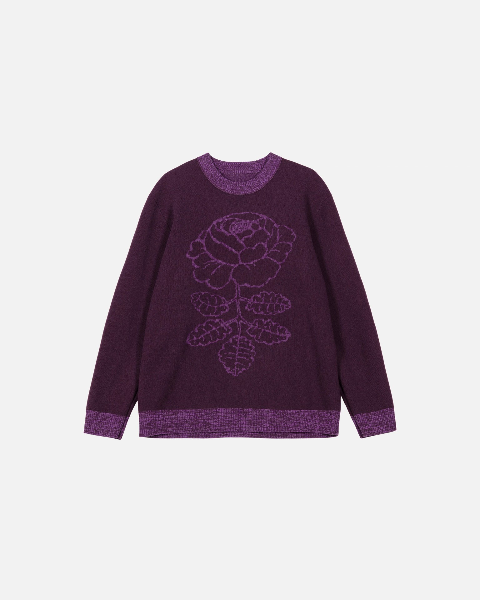 Rws Ruusut Vihkiruusu, Pull en laine tricoté, violet foncé, lilas,