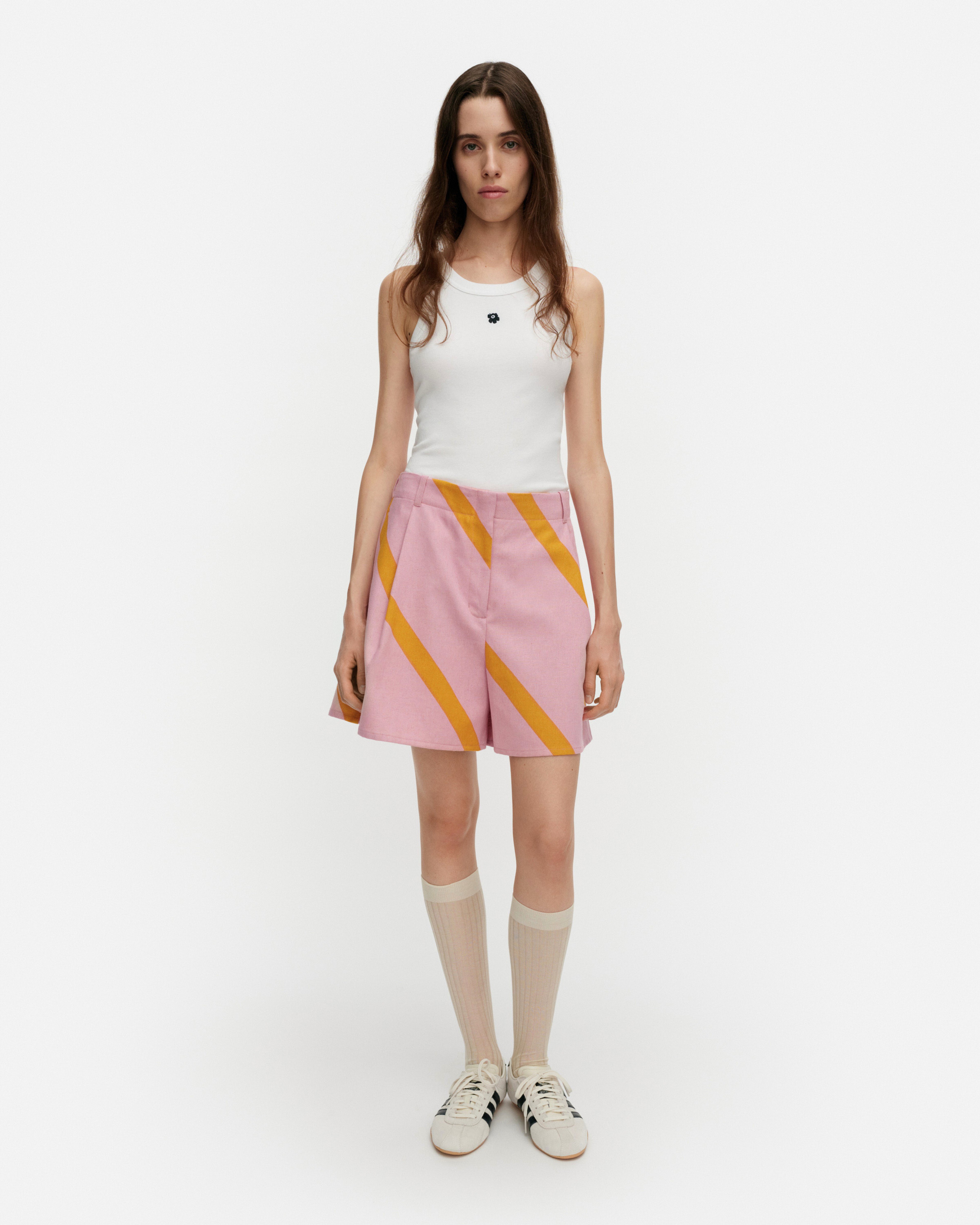Pruukat Basso, Shorts, pink, orange,