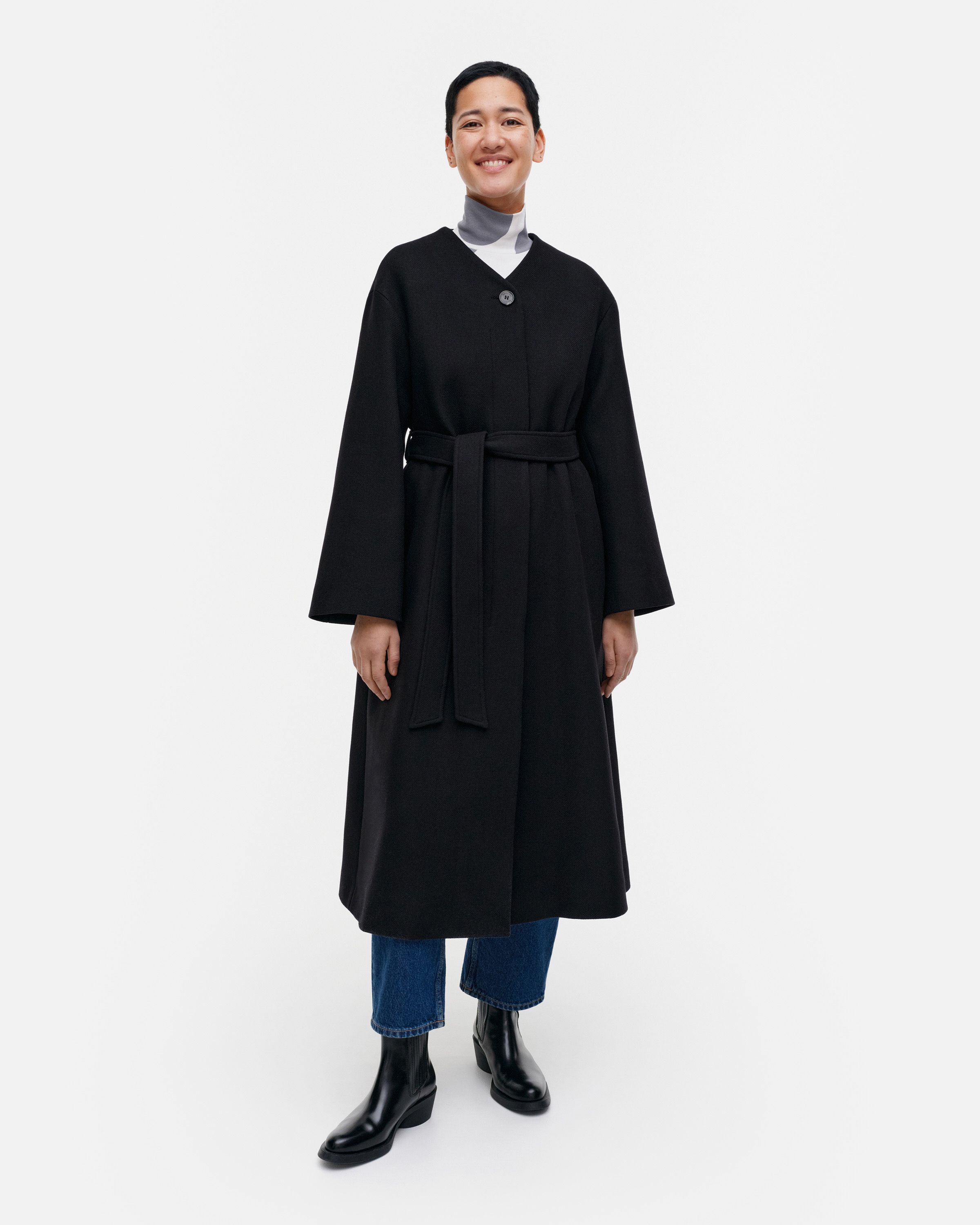 【marimekko】Formaali Solid ウール コート Formaali Solid Wool coat | Marimekko