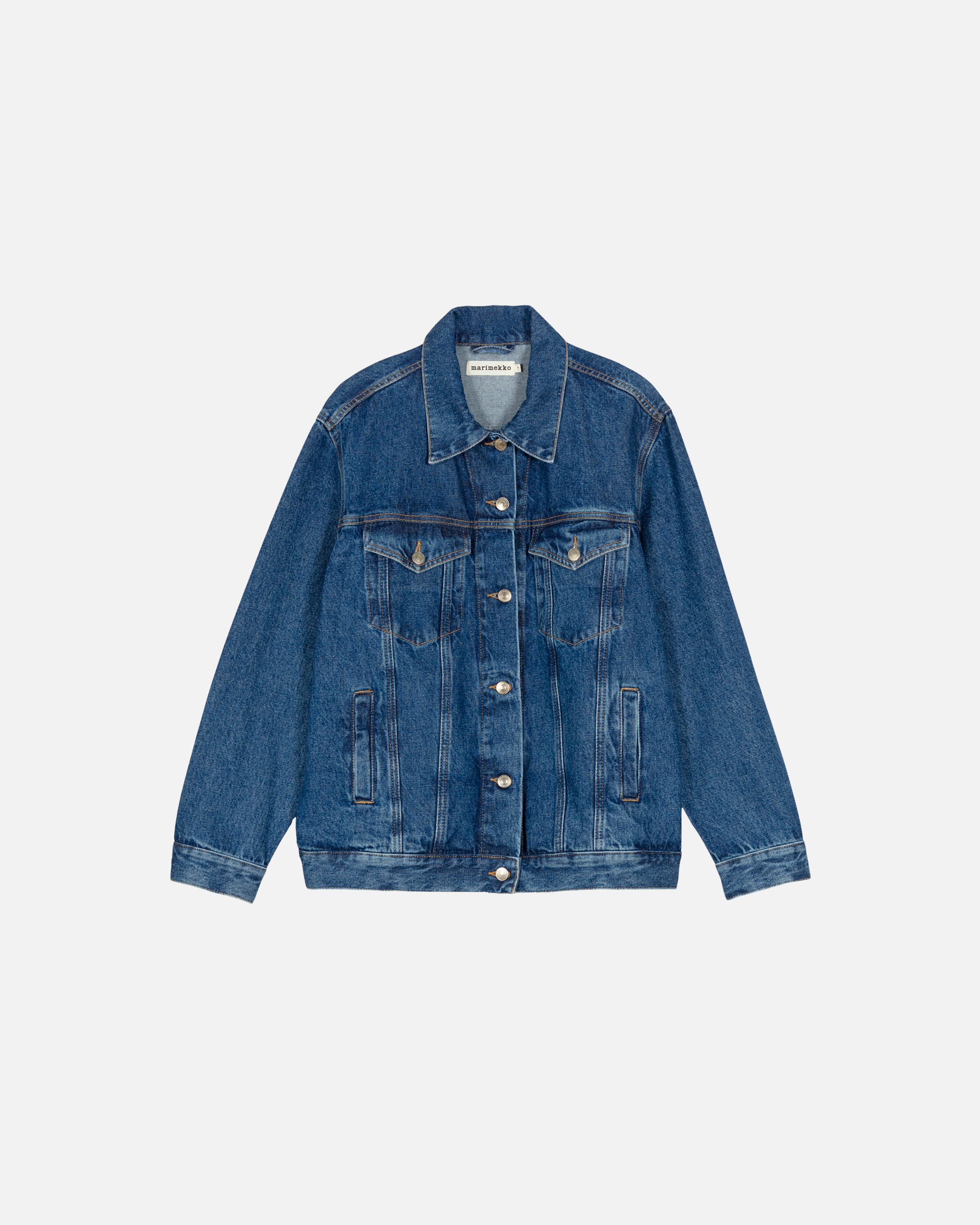 Maridenim Murros Unikko Plcmt Denim jacket | Marimekko