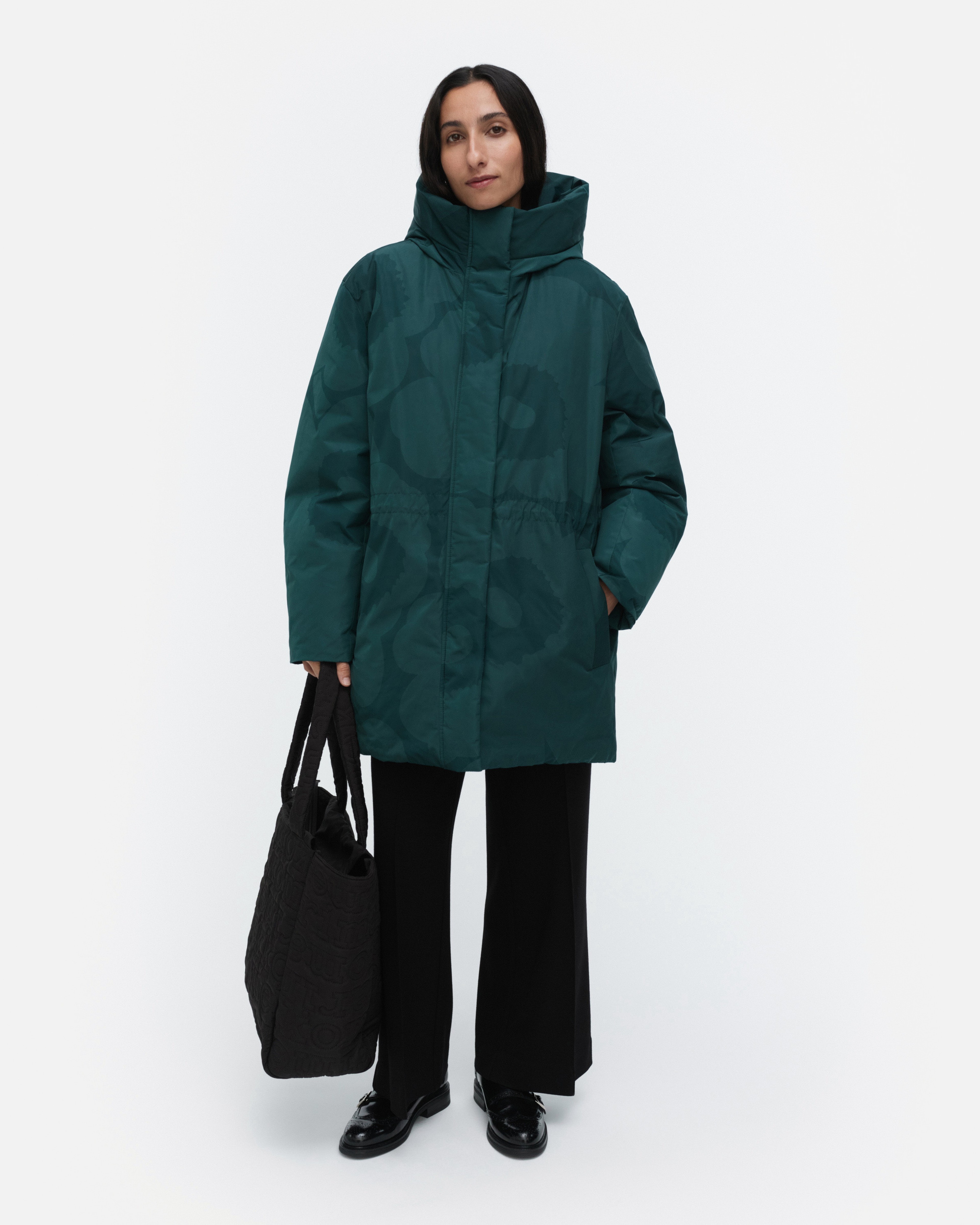 Käännös Unikko, Down coat, dark green, green,