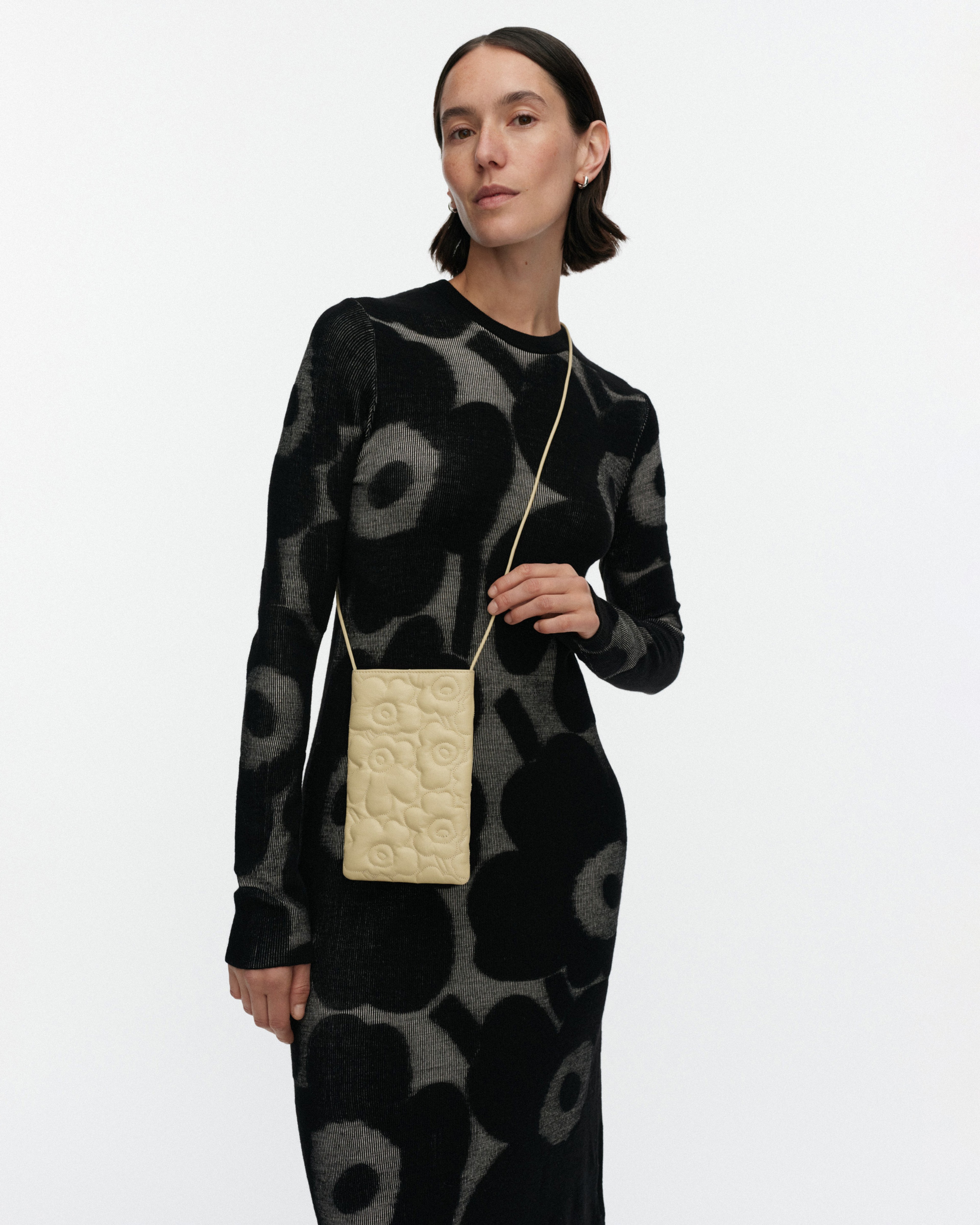 Phone Pocket Unikko, Shoulder bag, beige,